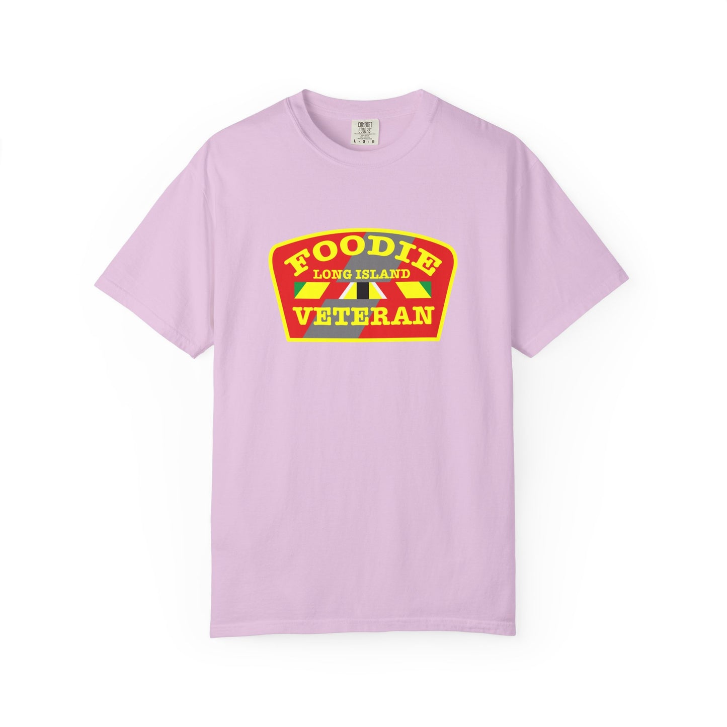 L.O.E.F Foodie Veteran Long Island Unisex Tee Shirt (Yellow)
