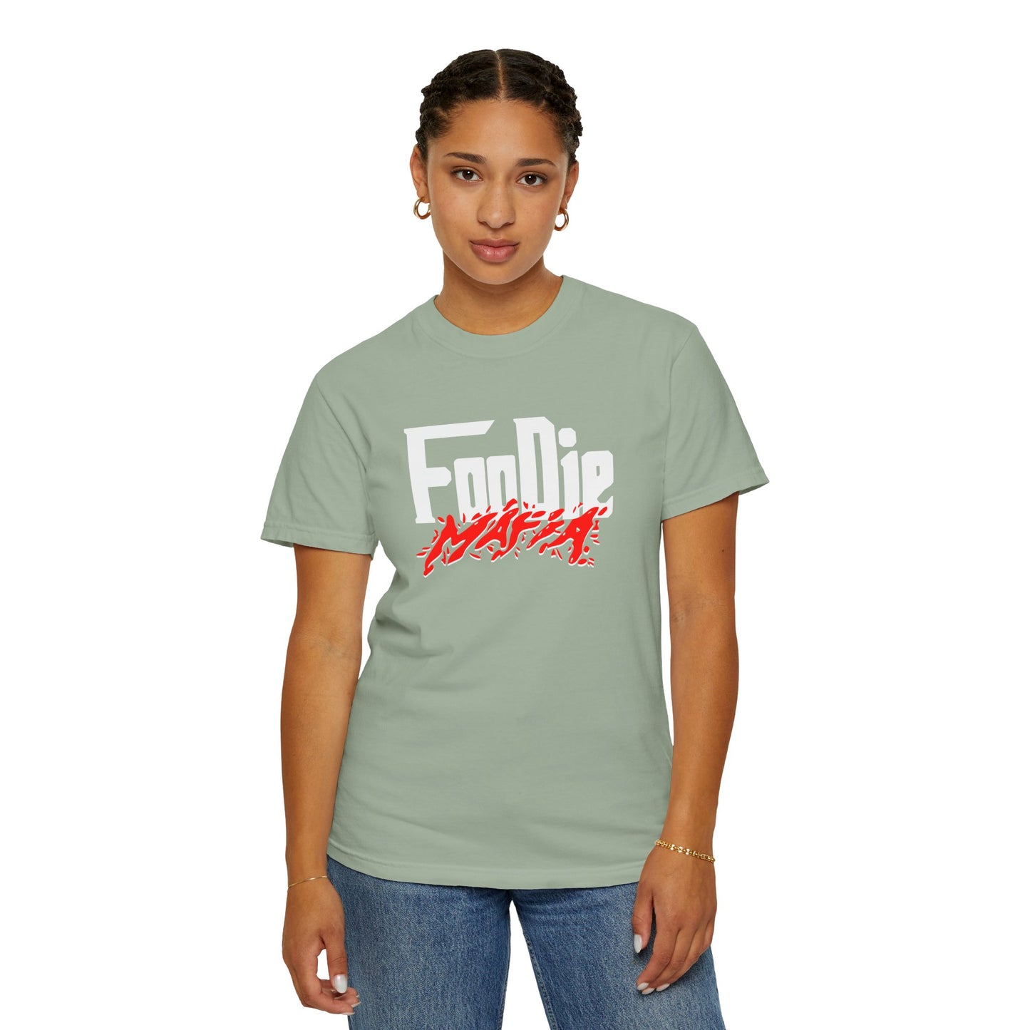 L.O.E.F Foodie Mafia Unisex Tee Shirt  (Red)