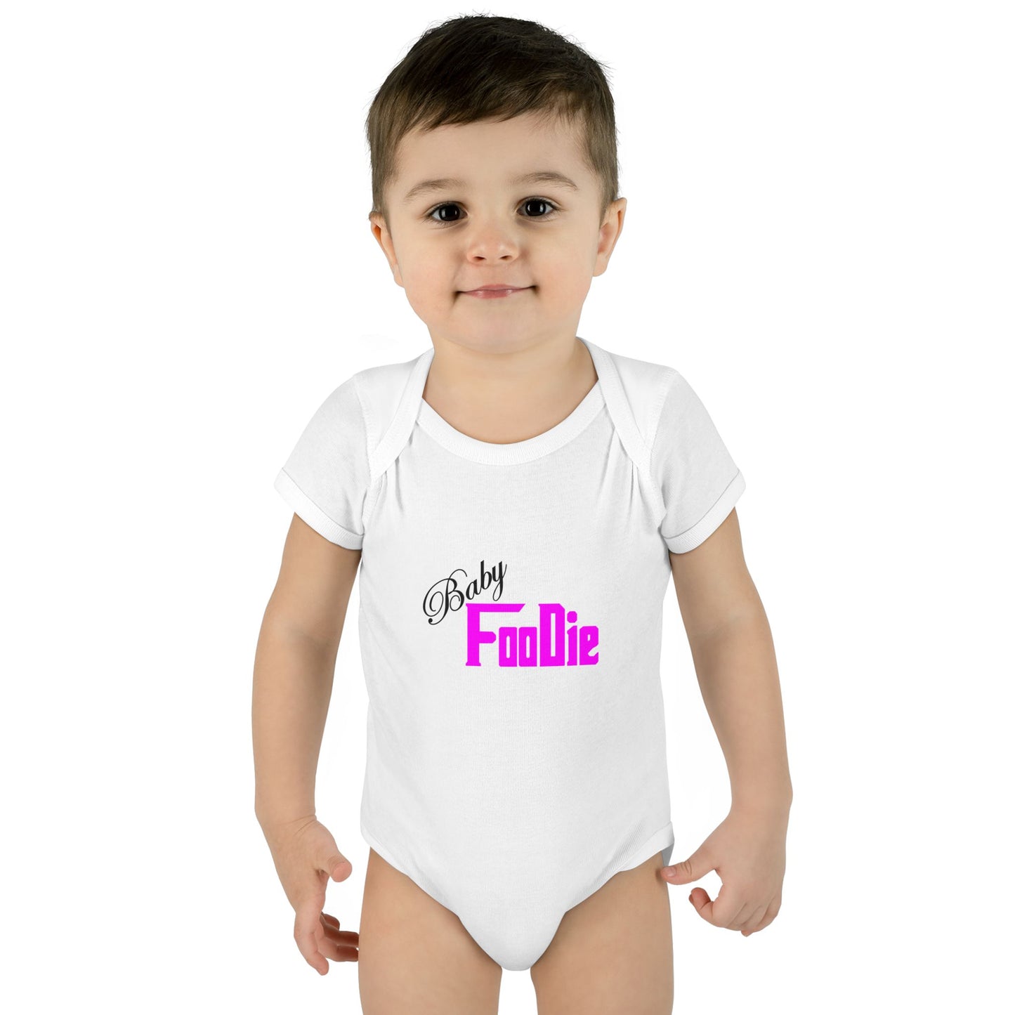 L.O.E.F Baby Foodie Toddler Bodysuit (Fuchsia)