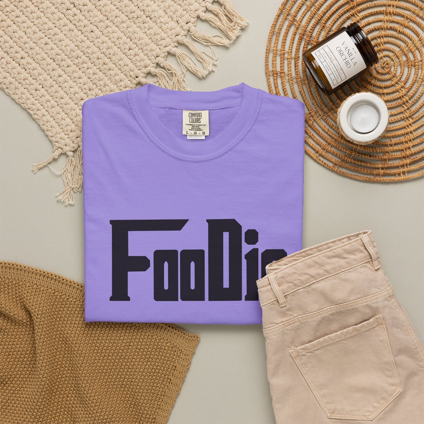 LO.E.F Foodie Unisex Tee Shirt (Black)