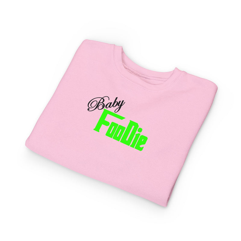 L.O.E.F Baby Foodie Toddler Sweatshirt (Neon Green)