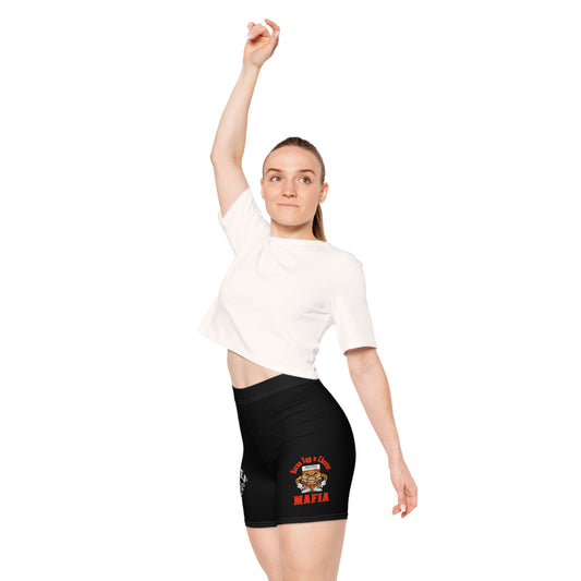 L.O.E.F Bacon Egg n Cheese Mafia Women Biker Short
