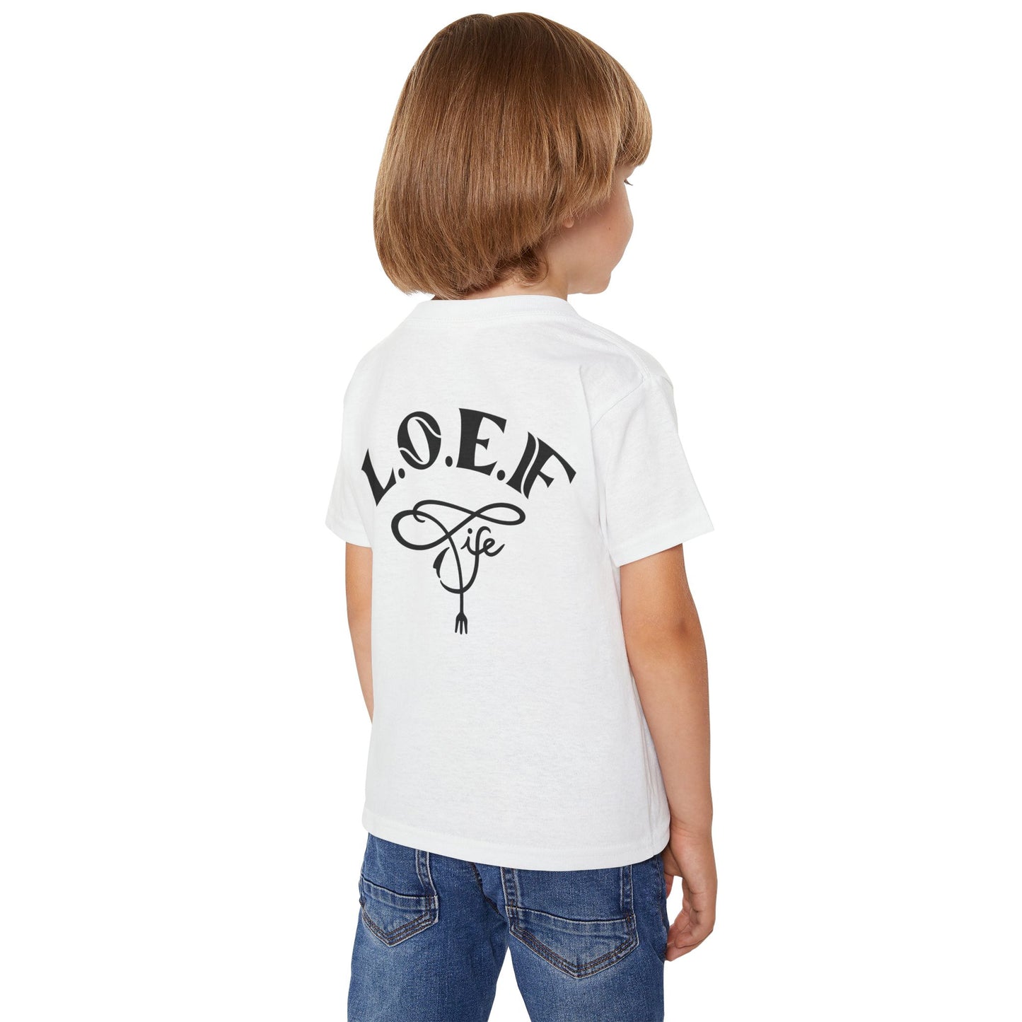 L.O.E.F Foodie 4Life Baby Tee Shirt  (Violet)