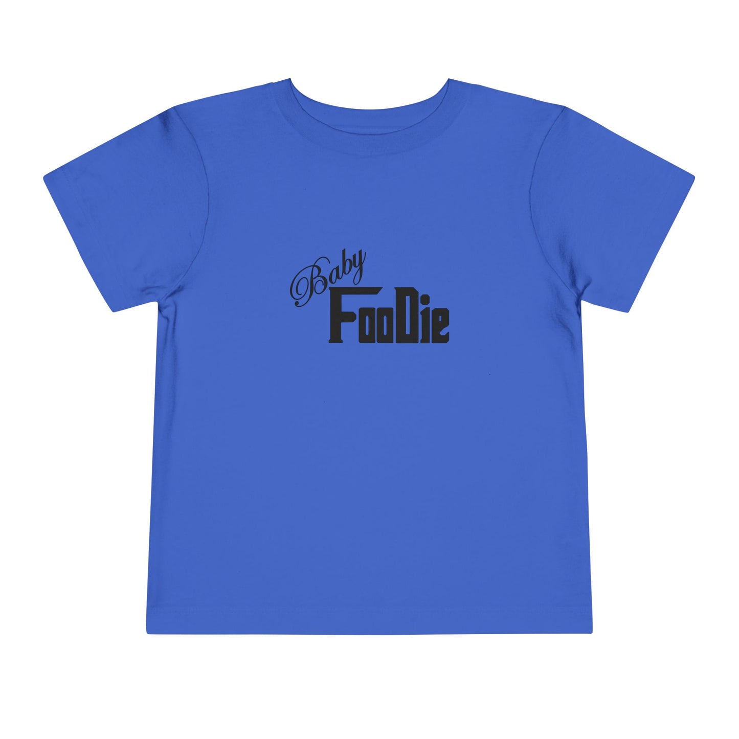 L.O.E.F Baby Foodie Toddler Short Sleeve Tee Shirt (Black)
