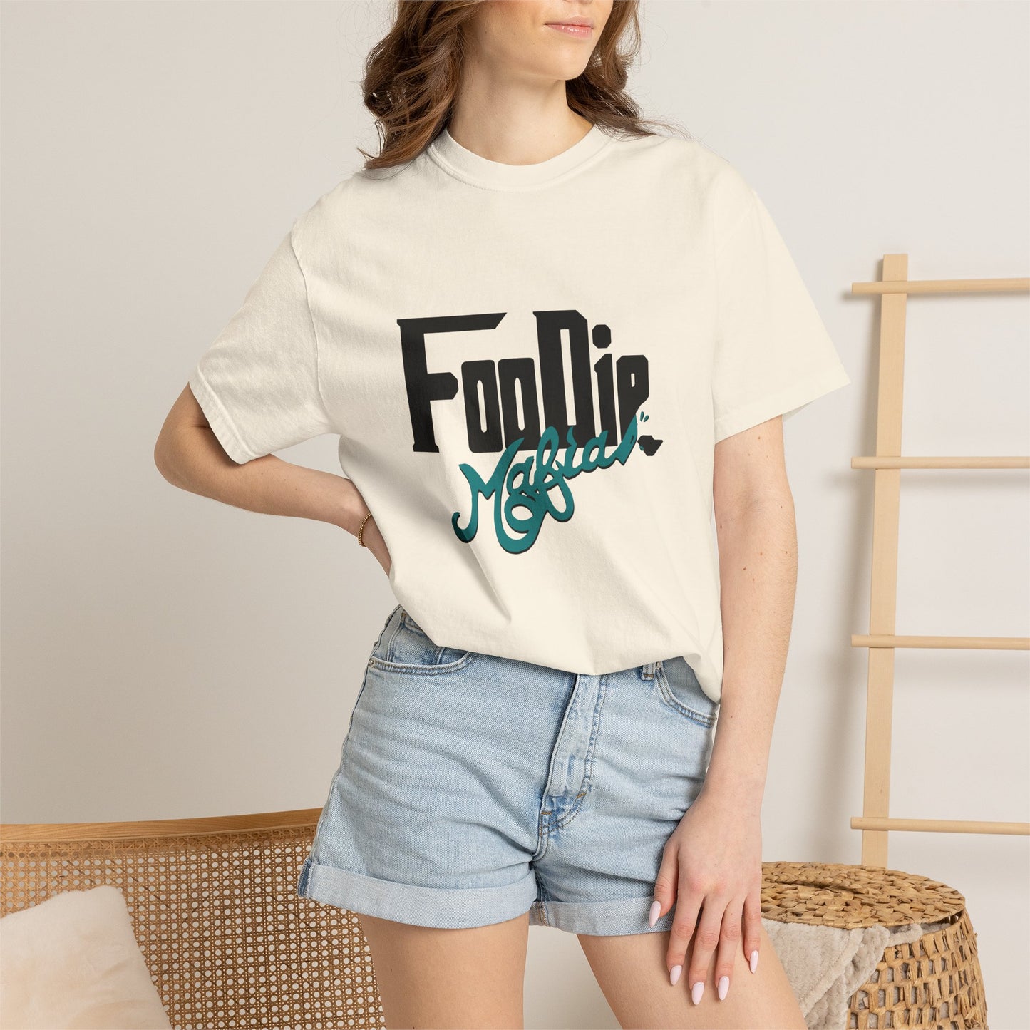 L.O.E.F Foodie Mafia Unisex Tee shirt (Teal)