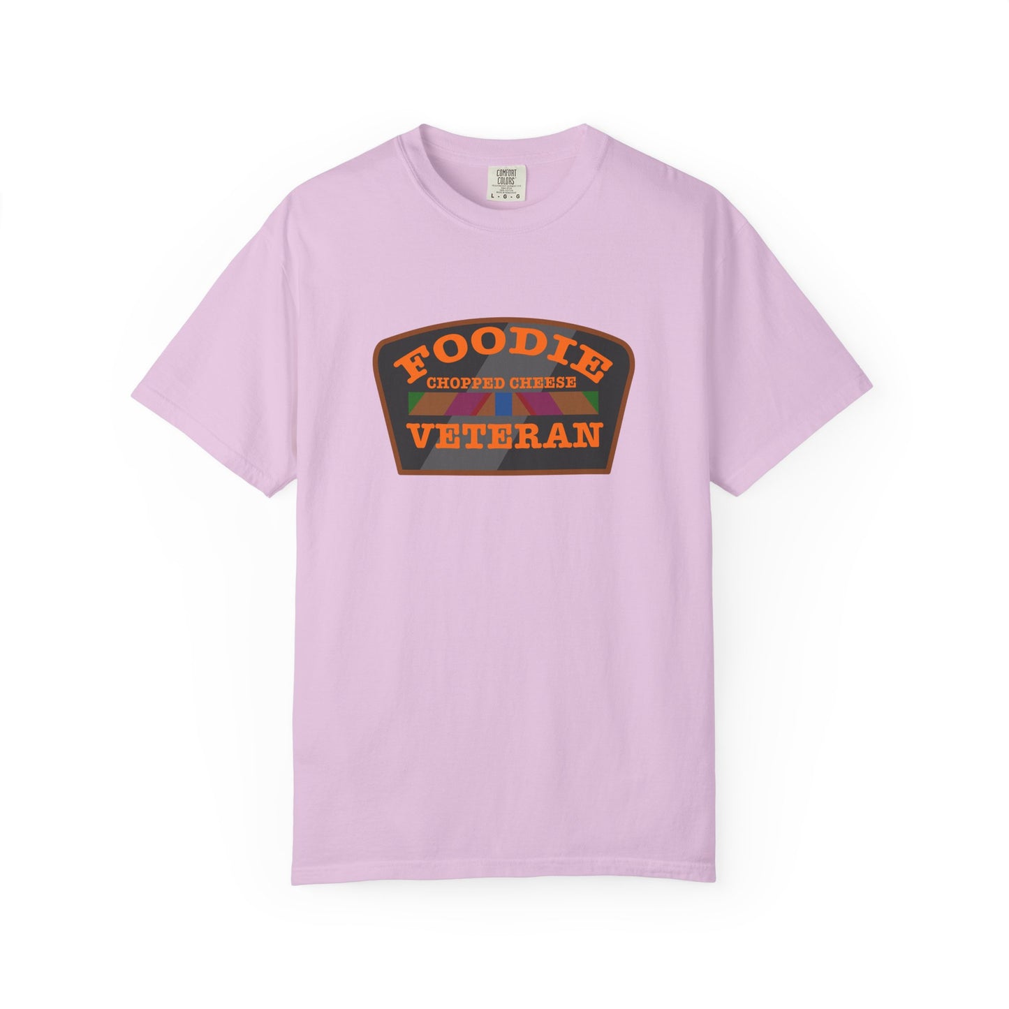 L.O.E.F Foodie Veteran Chopped Cheese Unisex Tee Shirt (Orange)