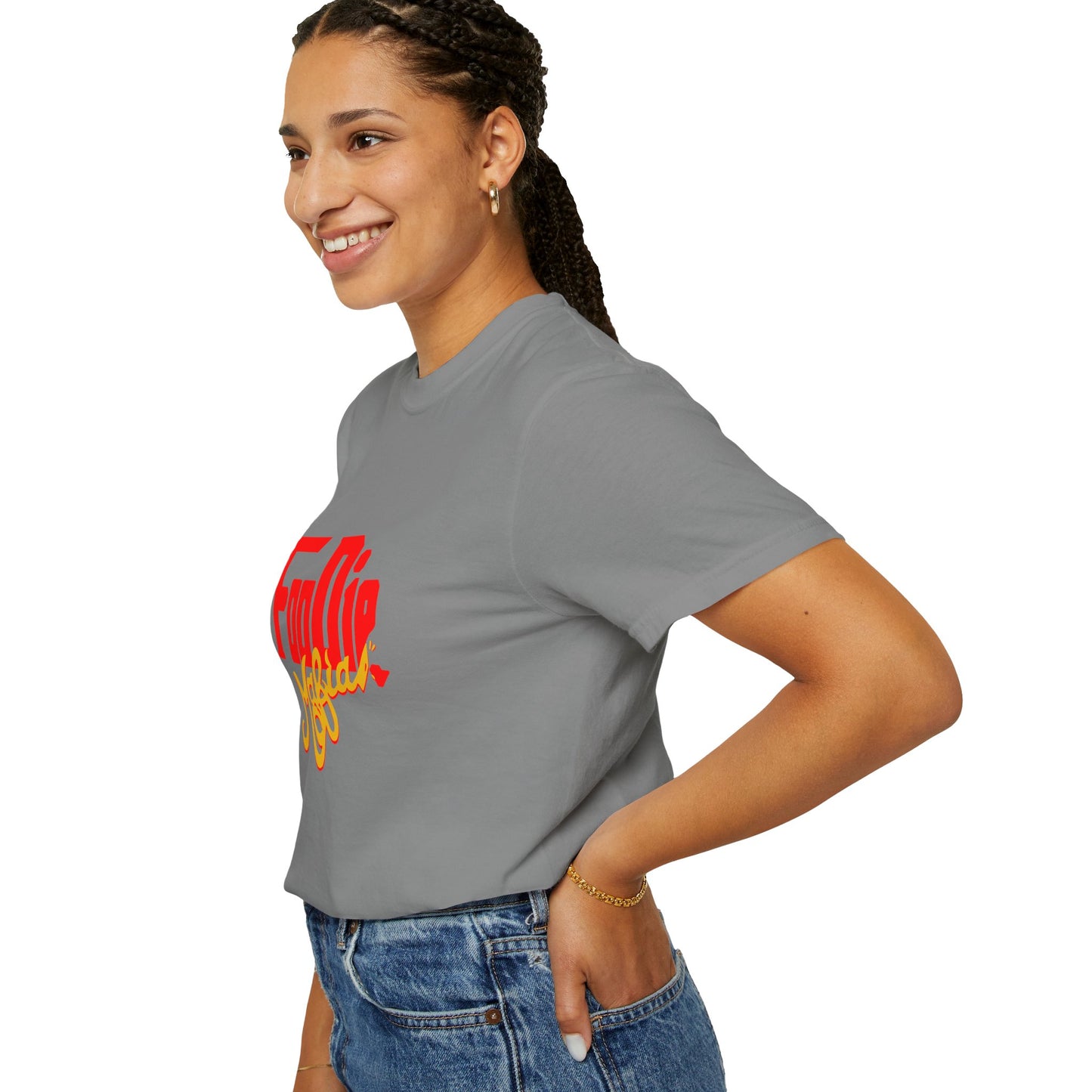 L.O.E.F Red Foodie Mafia Unisex Tee Shirt (Gold)