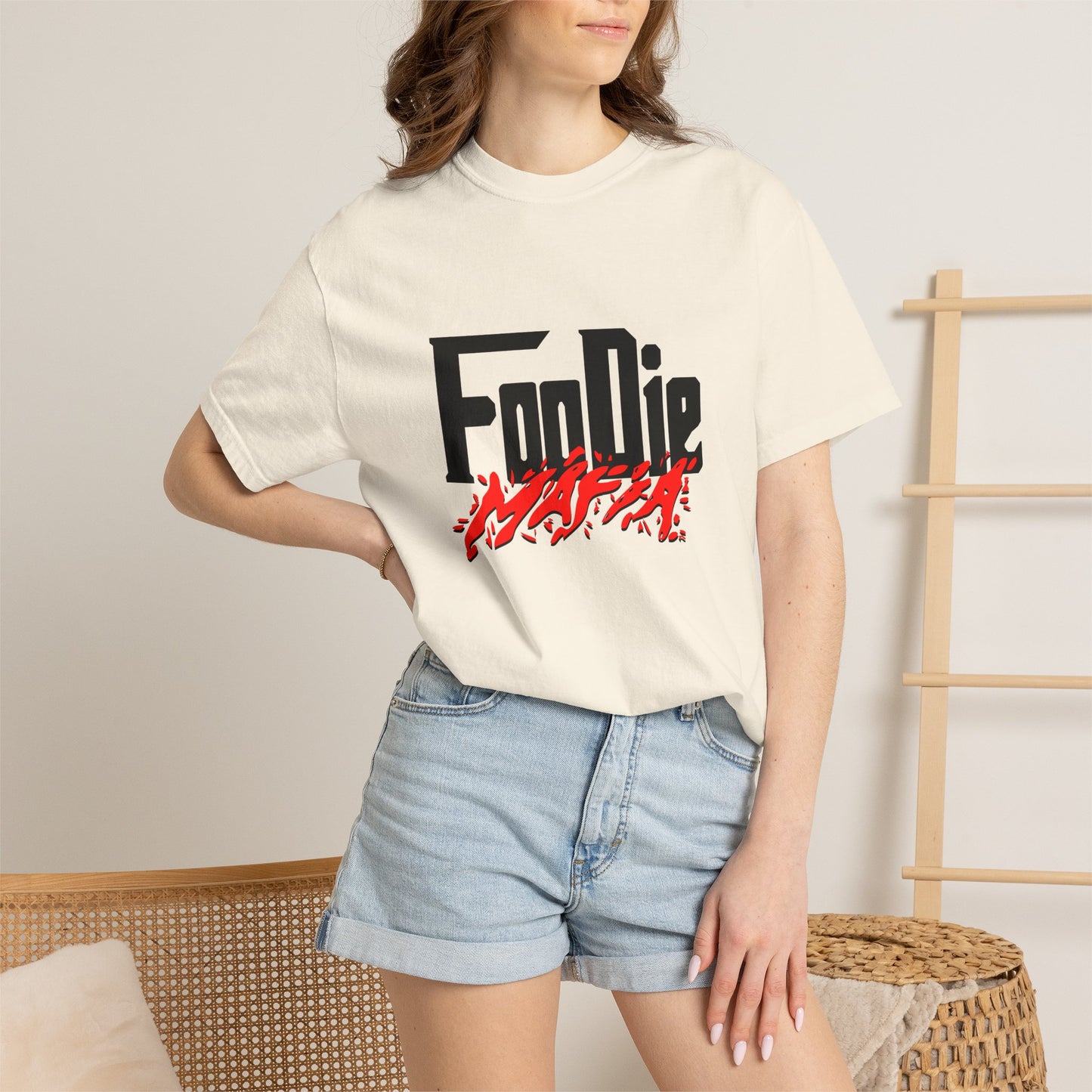 L.O.E.F Foodie Mafia Unisex Tee Shirt (Red)