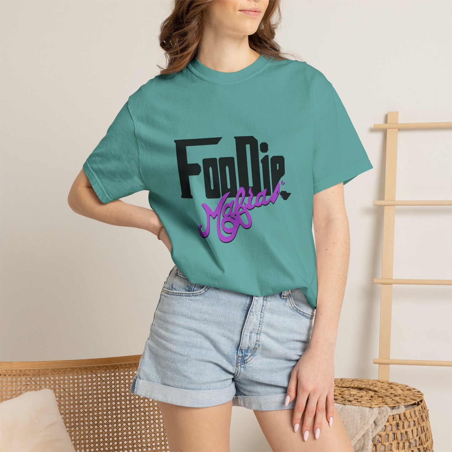 L.O.E.F Foodie Mafia Unisex Tee shirt (Bright Purple)