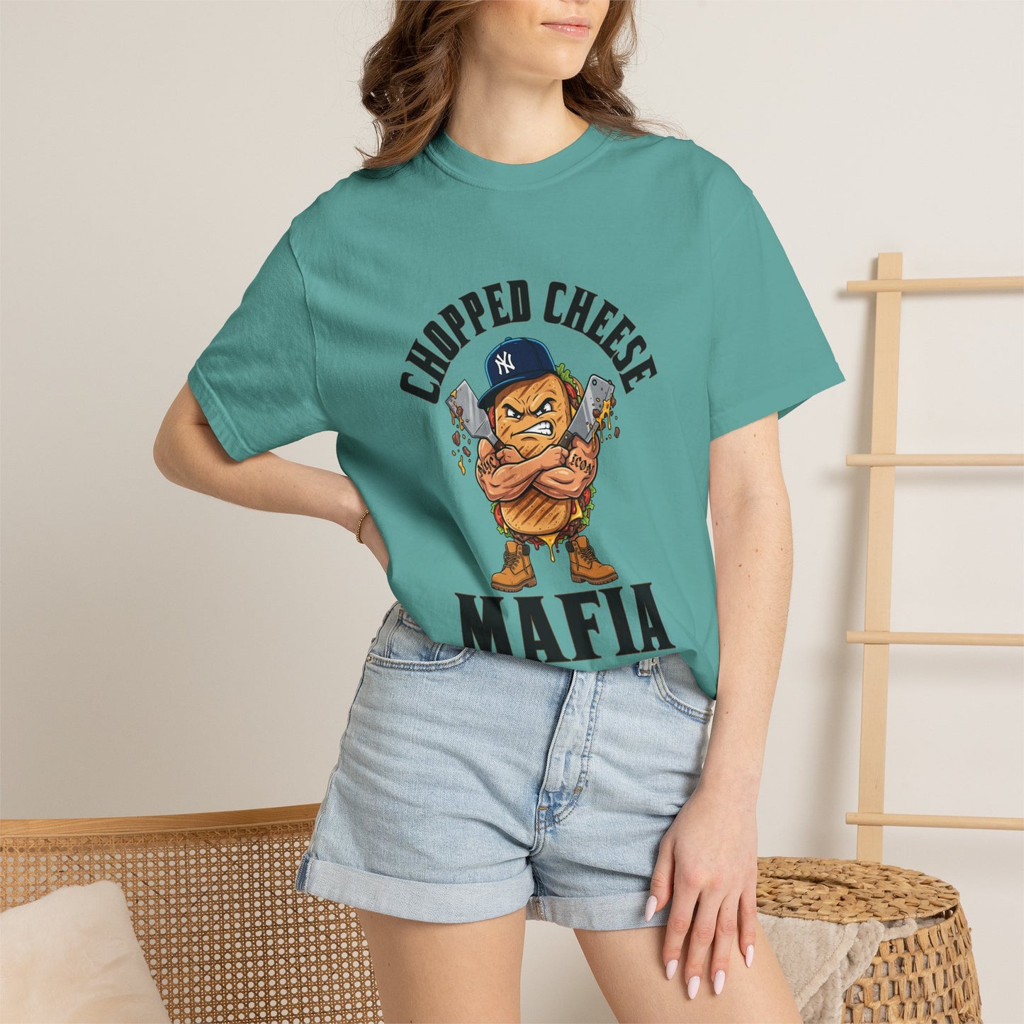 L.O.E.F Chopped Cheese Mafia Unisex Tee Shirt