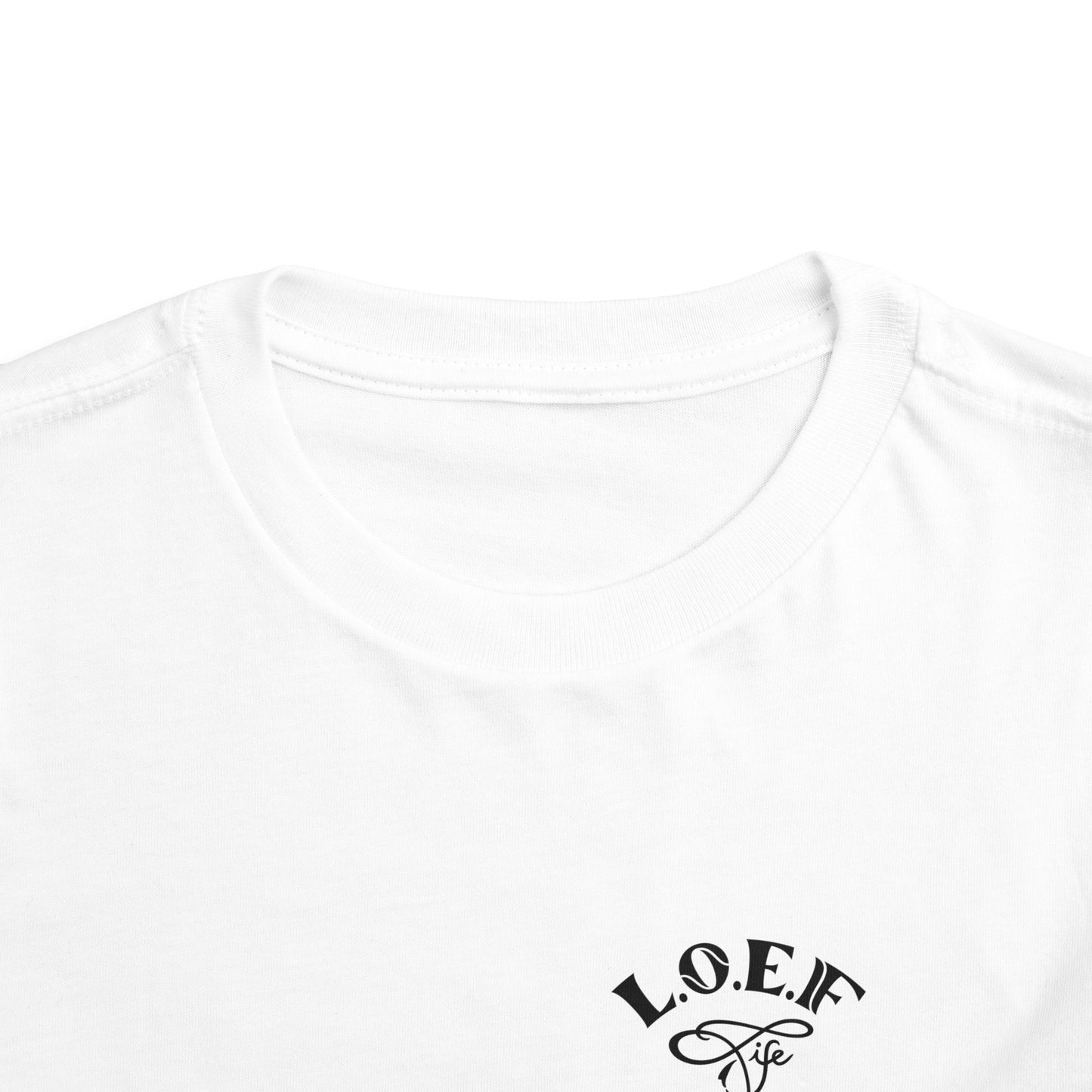 L.O.E.F Foodie 4Life Baby Tee Shirt (Soft Pink)