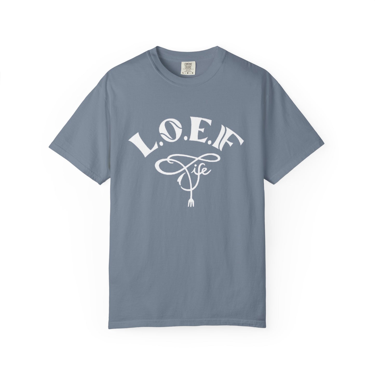 L.O.E.F Life Unisex Tee Shirt (White)