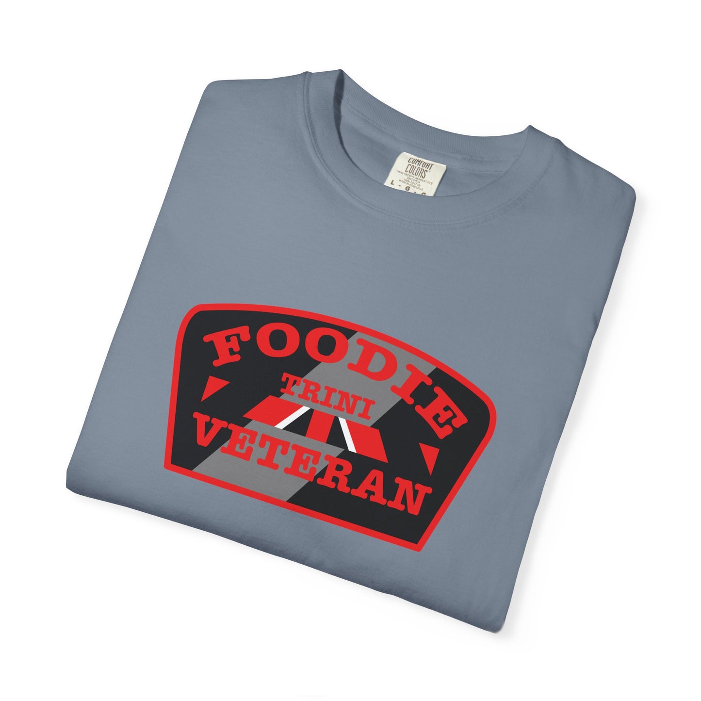 L.O.E.F Foodie Veteran TRINI Unisex Tee Shirt (Red)