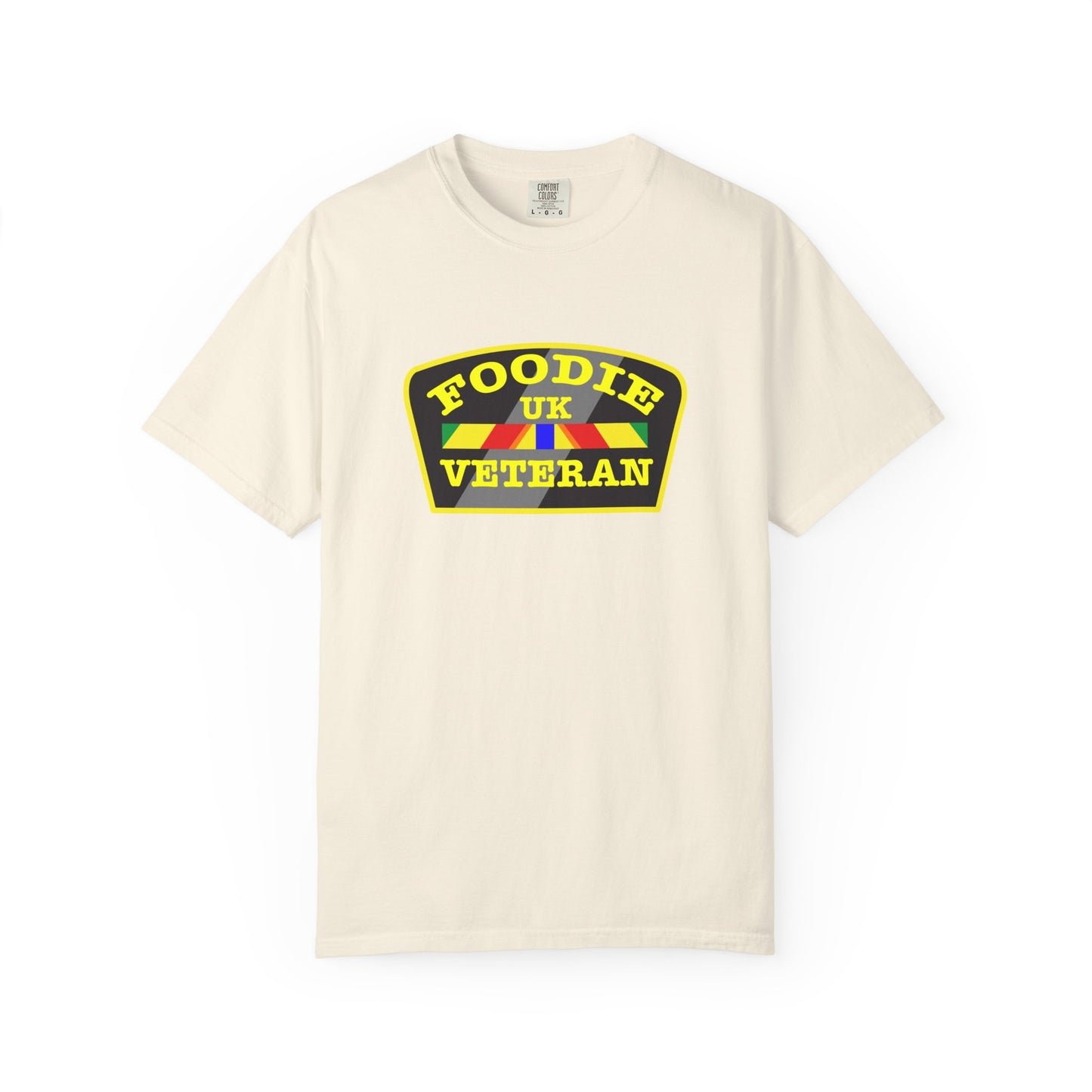 L.O.E.F Foodie Veteran UK Unisex Tee Shirt (Yellow)