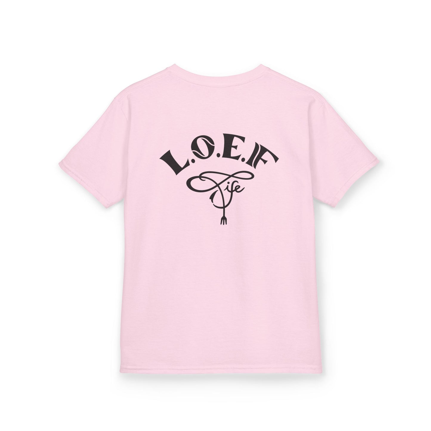 L.O.E.F Foodie 4Life Young Tee Shirt  (Black)
