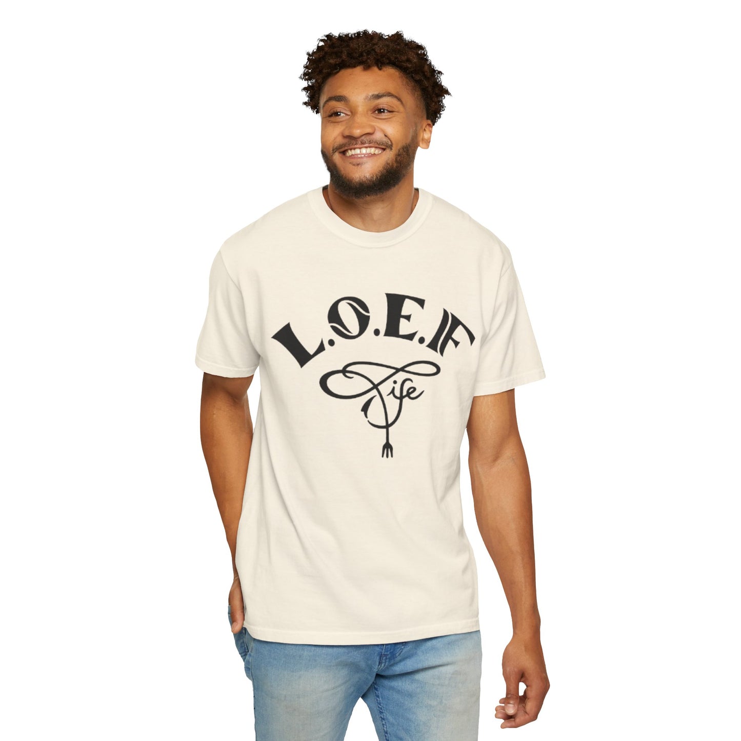 L.O.E.F Life Unisex Tee Shirt (Black)