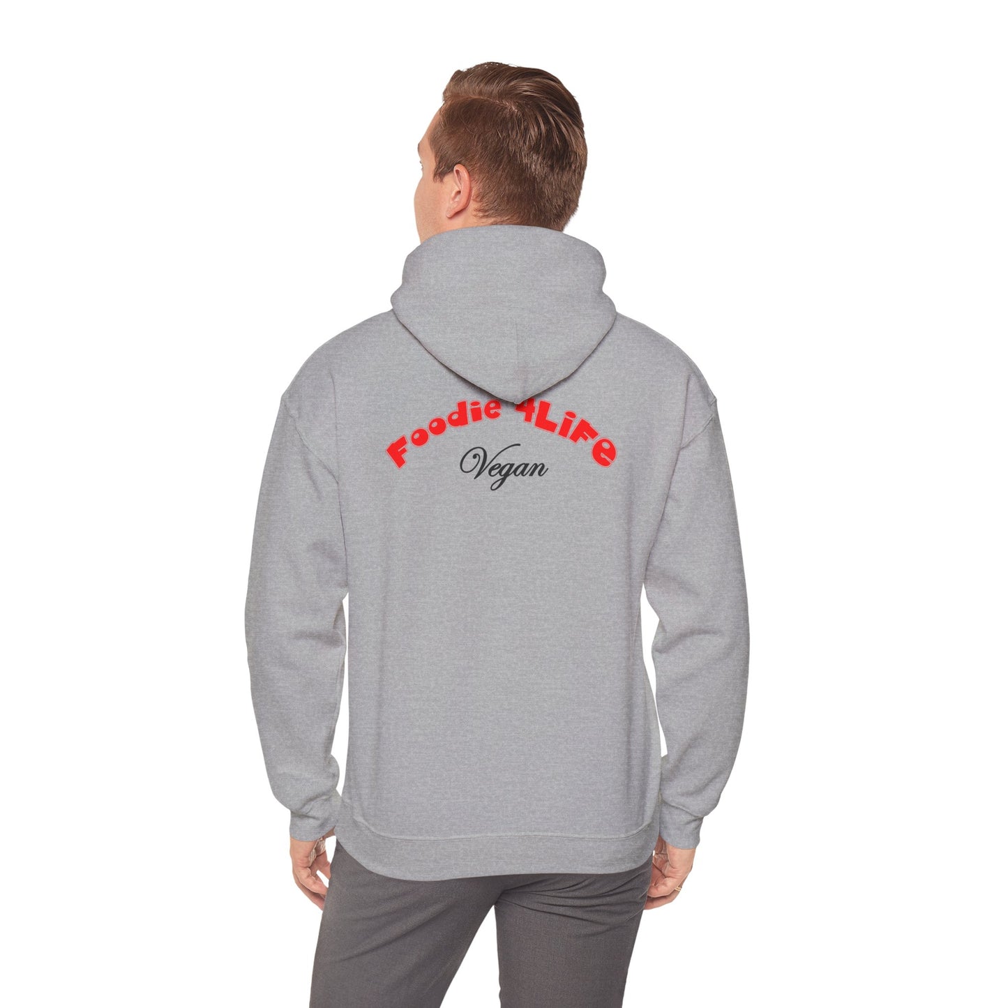 L.O.E.F Foodie 4Life Vegan Hoodie (Fiery Red)