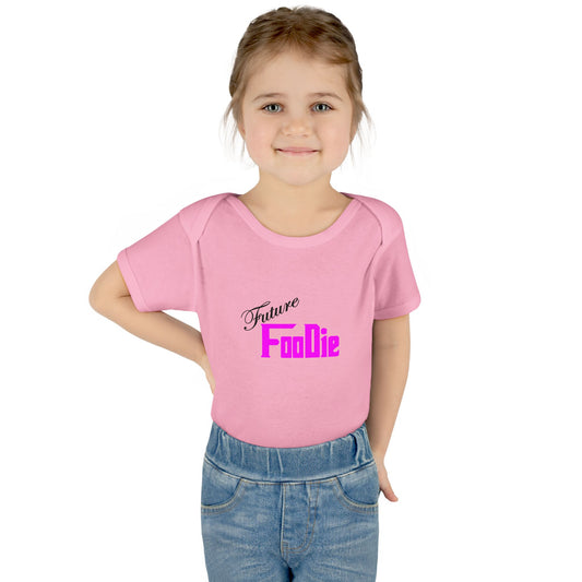 L.O.E.F Future Foodie Toddler Bodysuit (Fuchsia)