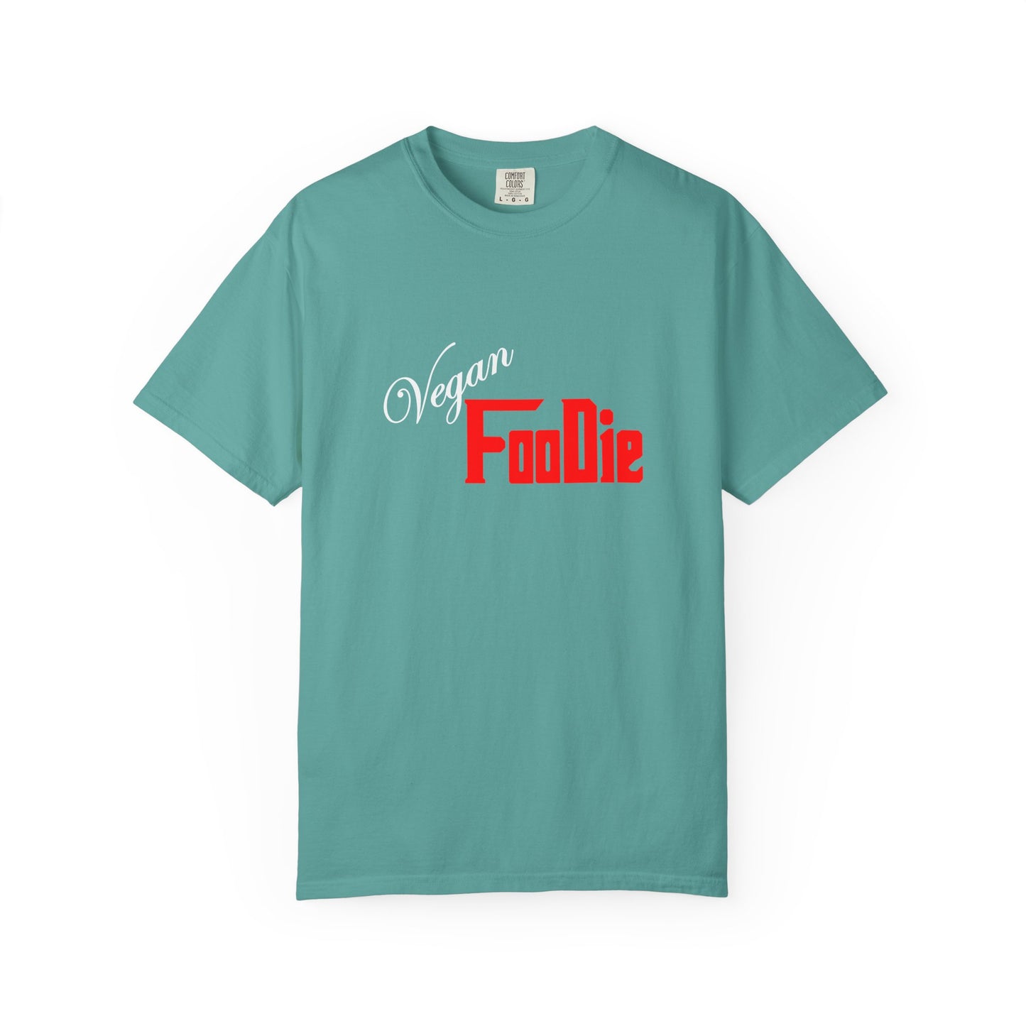 L.O.E.F Unisex Vegan Foodie Tee Shirt (Fiery Red)
