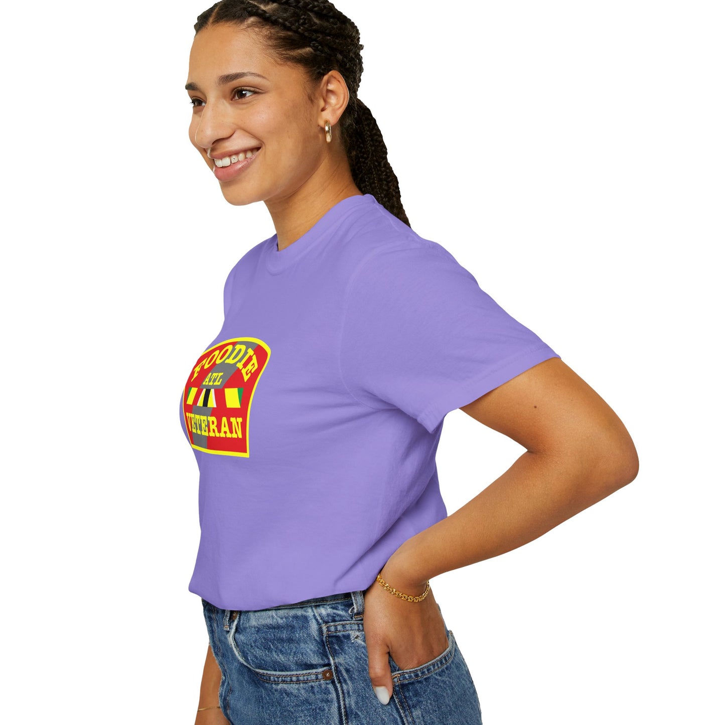 L.O.E.F Foodie Veteran ATL Unisex Tee Shirt (Yellow)