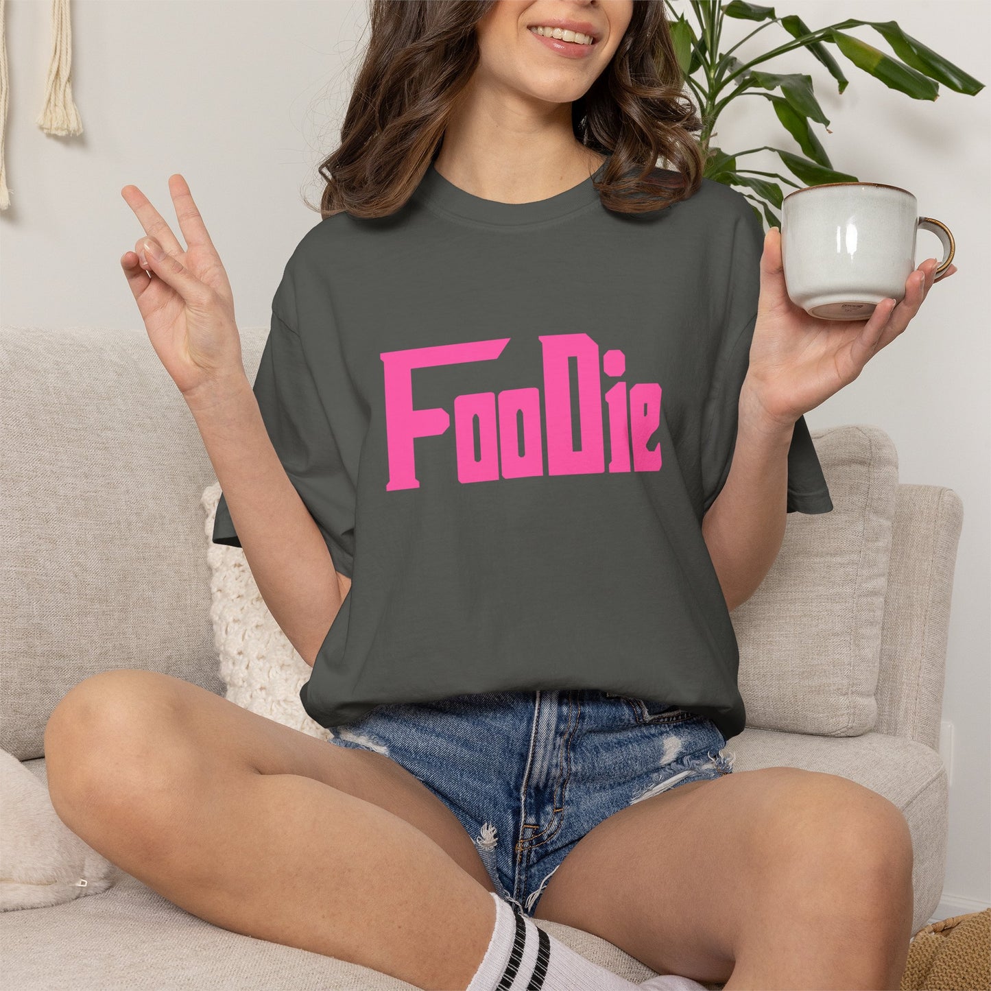 L.O.E.F Foodie Unisex Tee Shirt (Pink)
