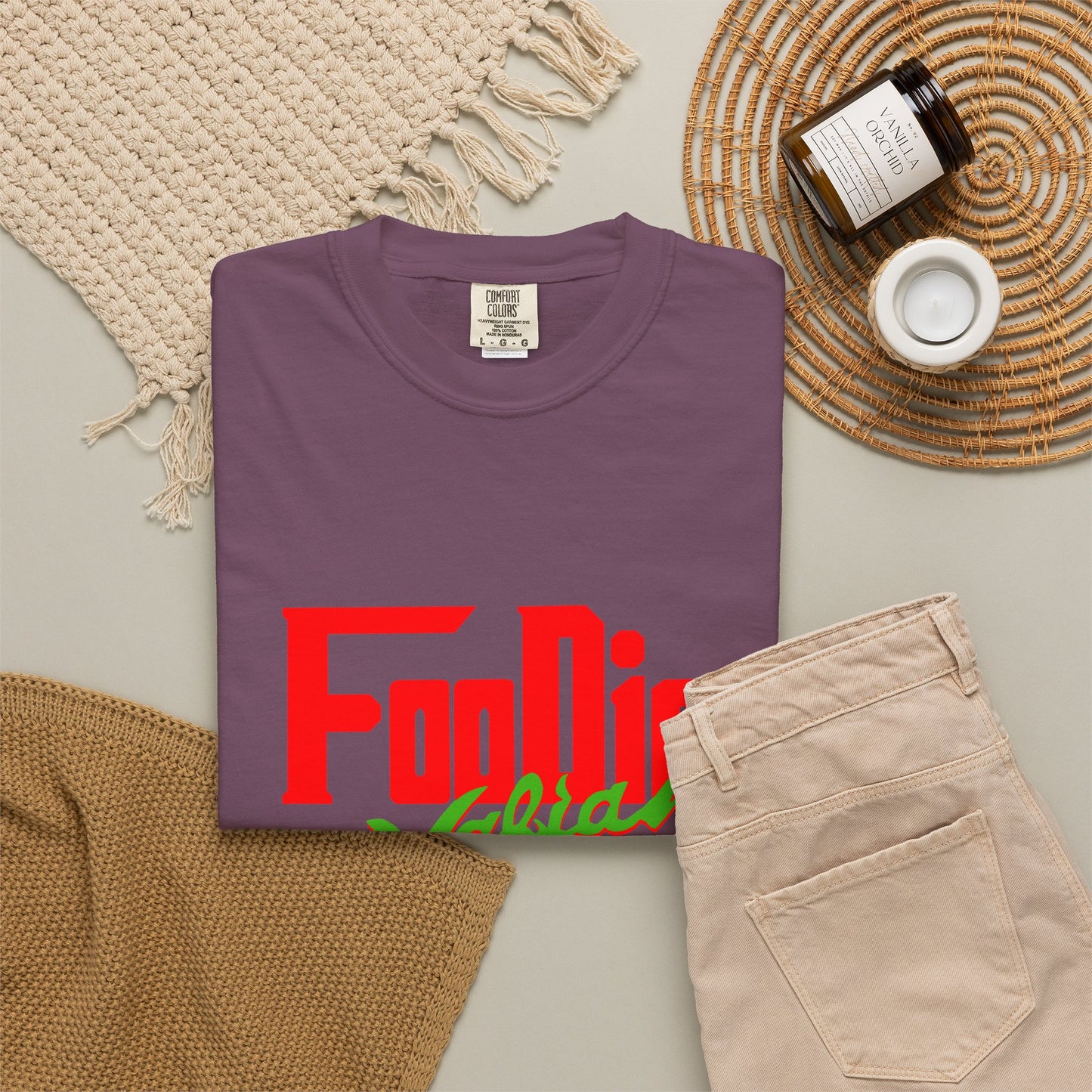 L.O.E.F Red Foodie Mafia Unisex Tee Shirt (Kelly Green)
