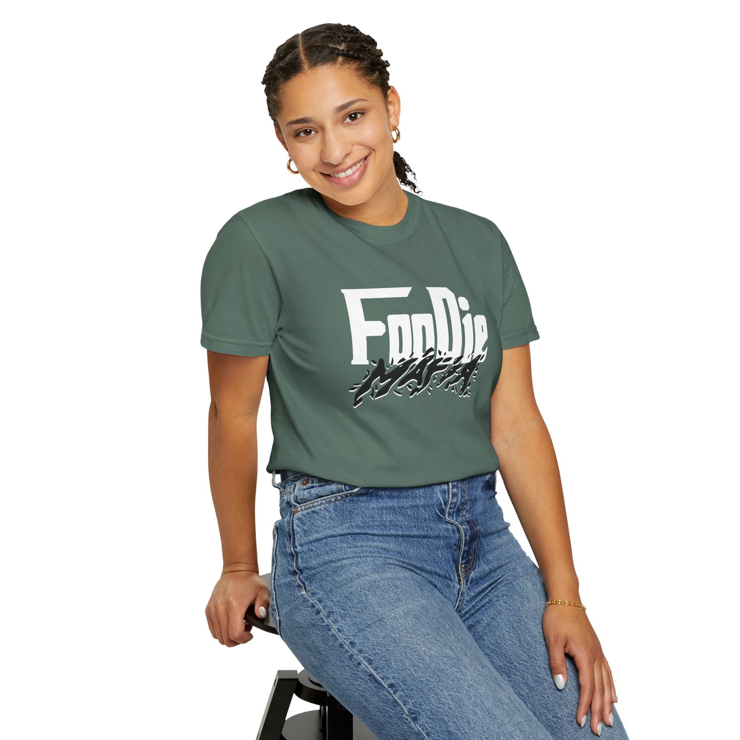 L.O.E.F Foodie Mafia Unisex Tee Shirt  (Black)