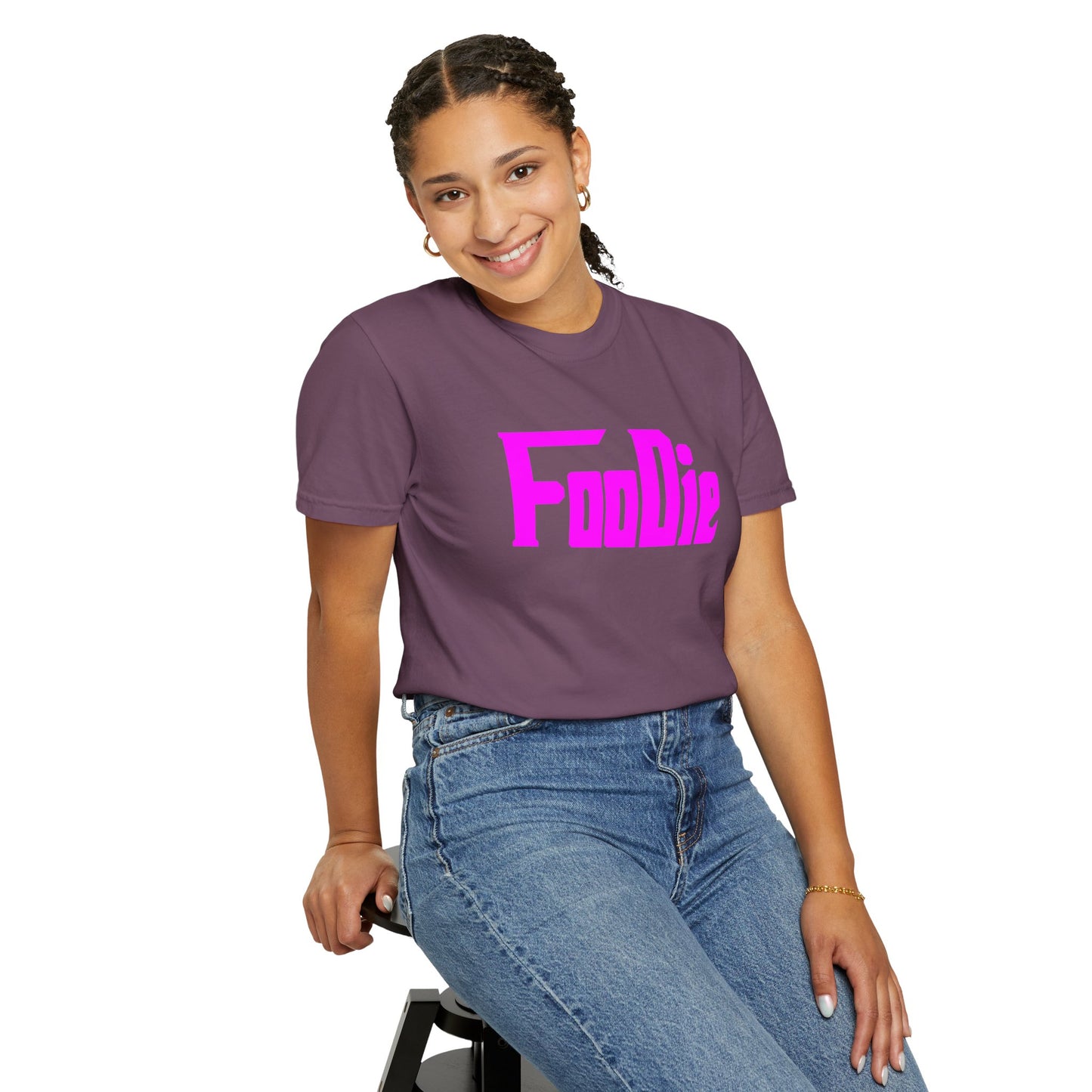 L.O.E.F Foodie Unisex Tee Shirt (Fuchsia)
