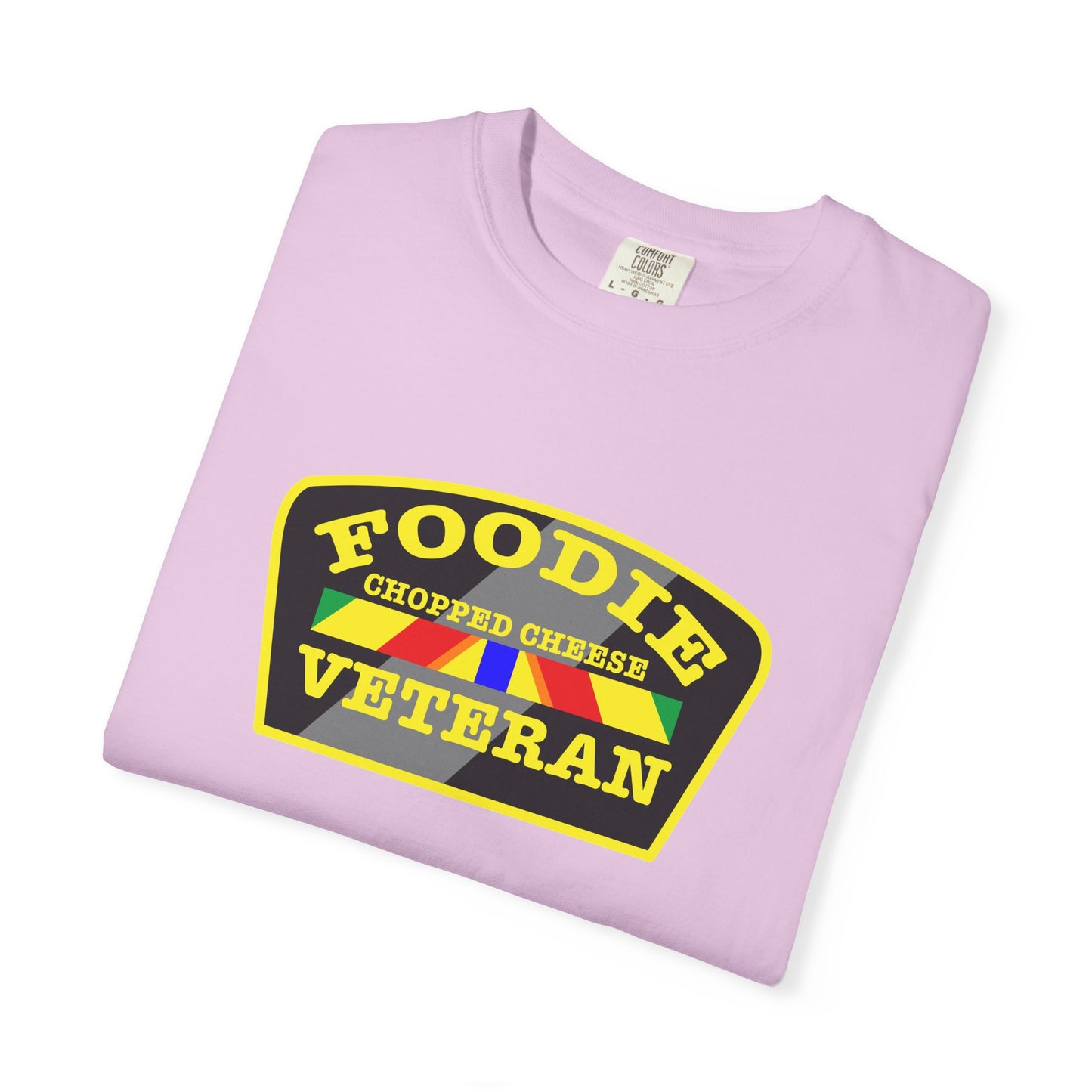 L.O.E.F Foodie Veteran Chopped Cheese Unisex Tee Shirt (Yellow)