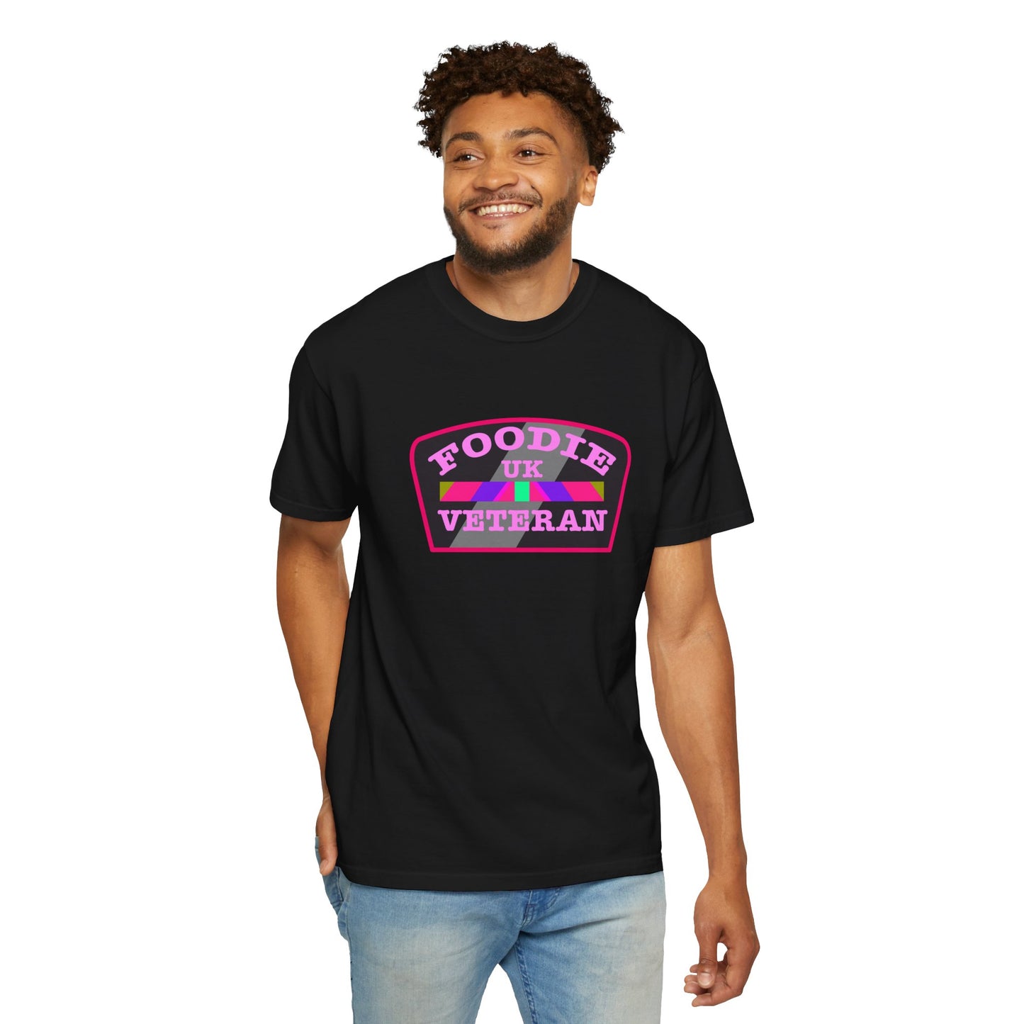 L.O.E.F Foodie Veteran UK Unisex Tee Shirt (Pink)