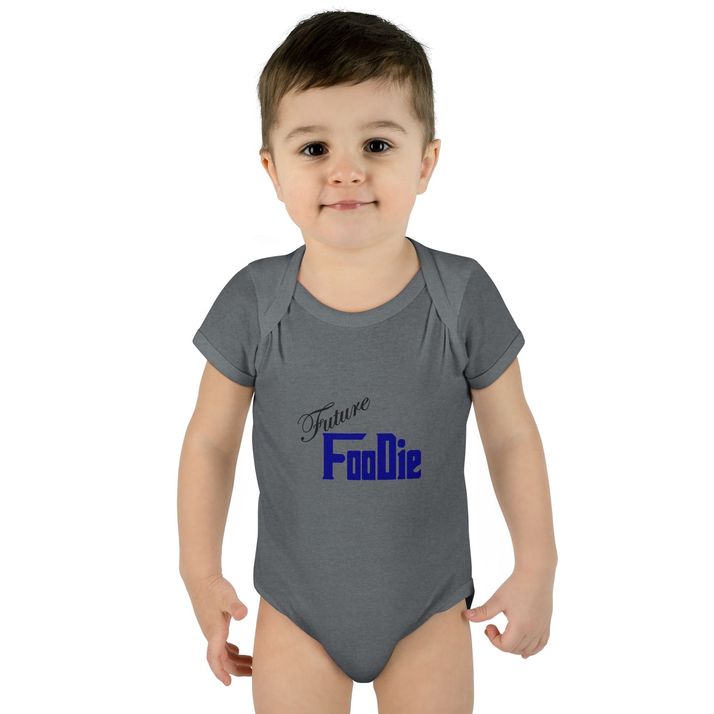 L.O.E.F Future Foodie Toddler Bodysuit (Dark Blue)