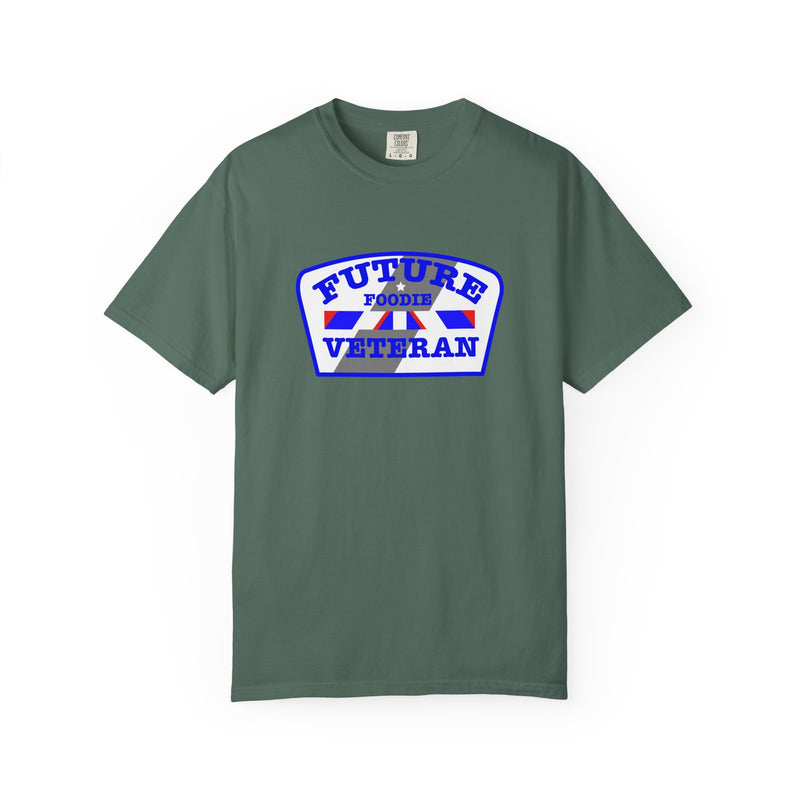 L.O.E.F Future Foodie Veteran Unisex Tee Shirt (Blue)