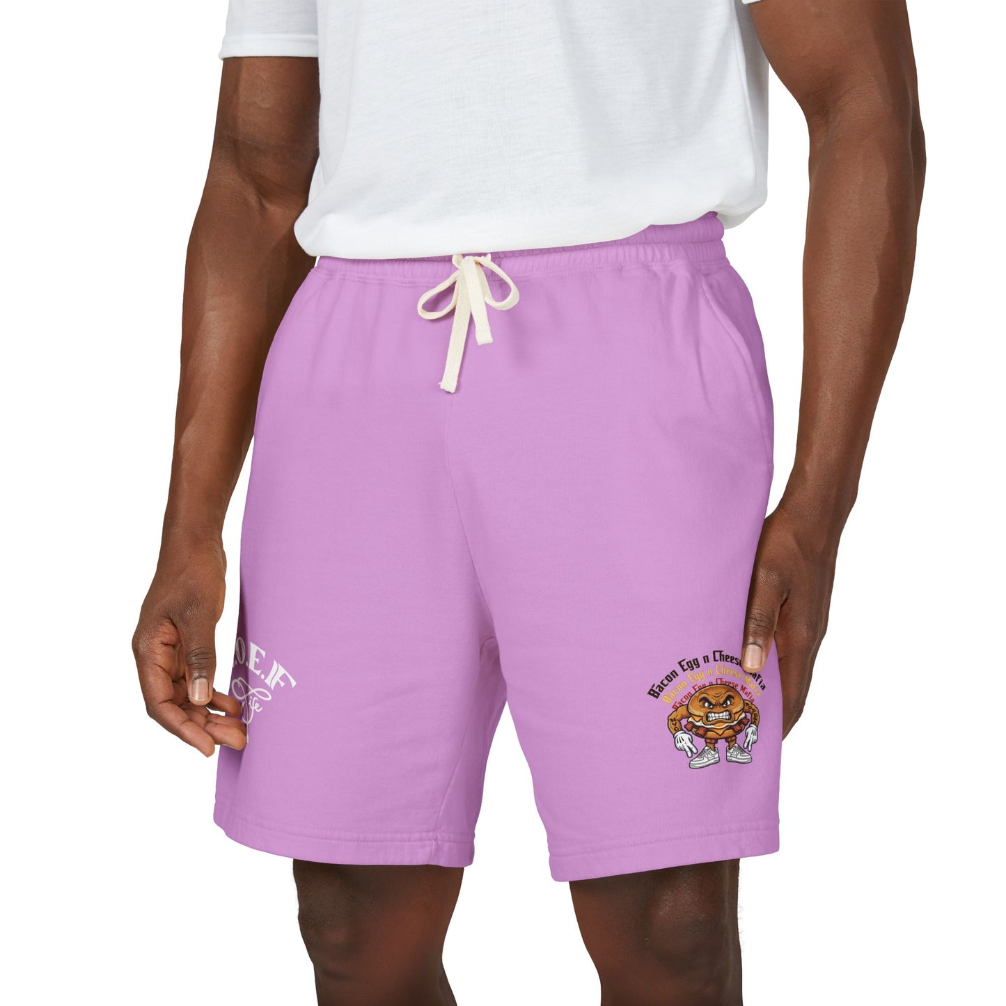 L.O.E.F Bacon Egg N Cheese Mafia Sweat Shorts