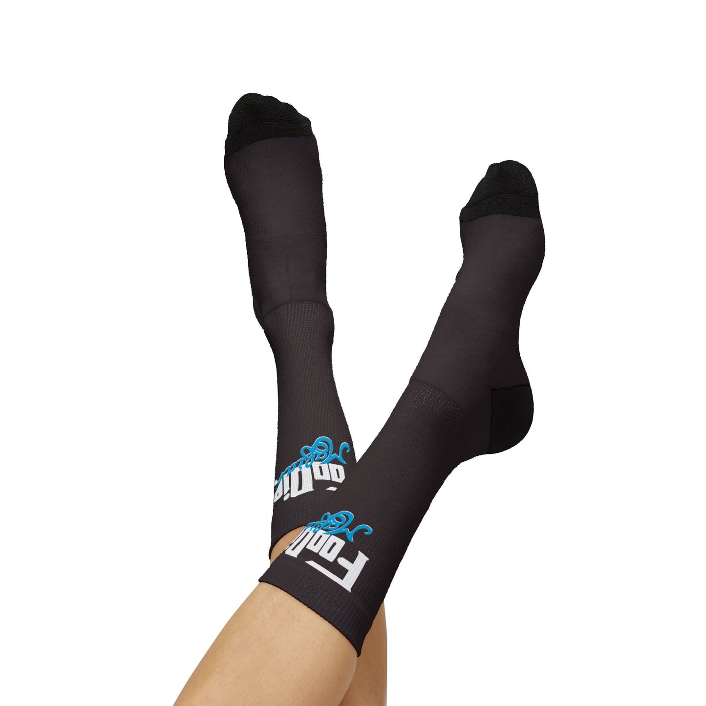 L.O.E.F White Foodie Mafia Socks (Apricot)