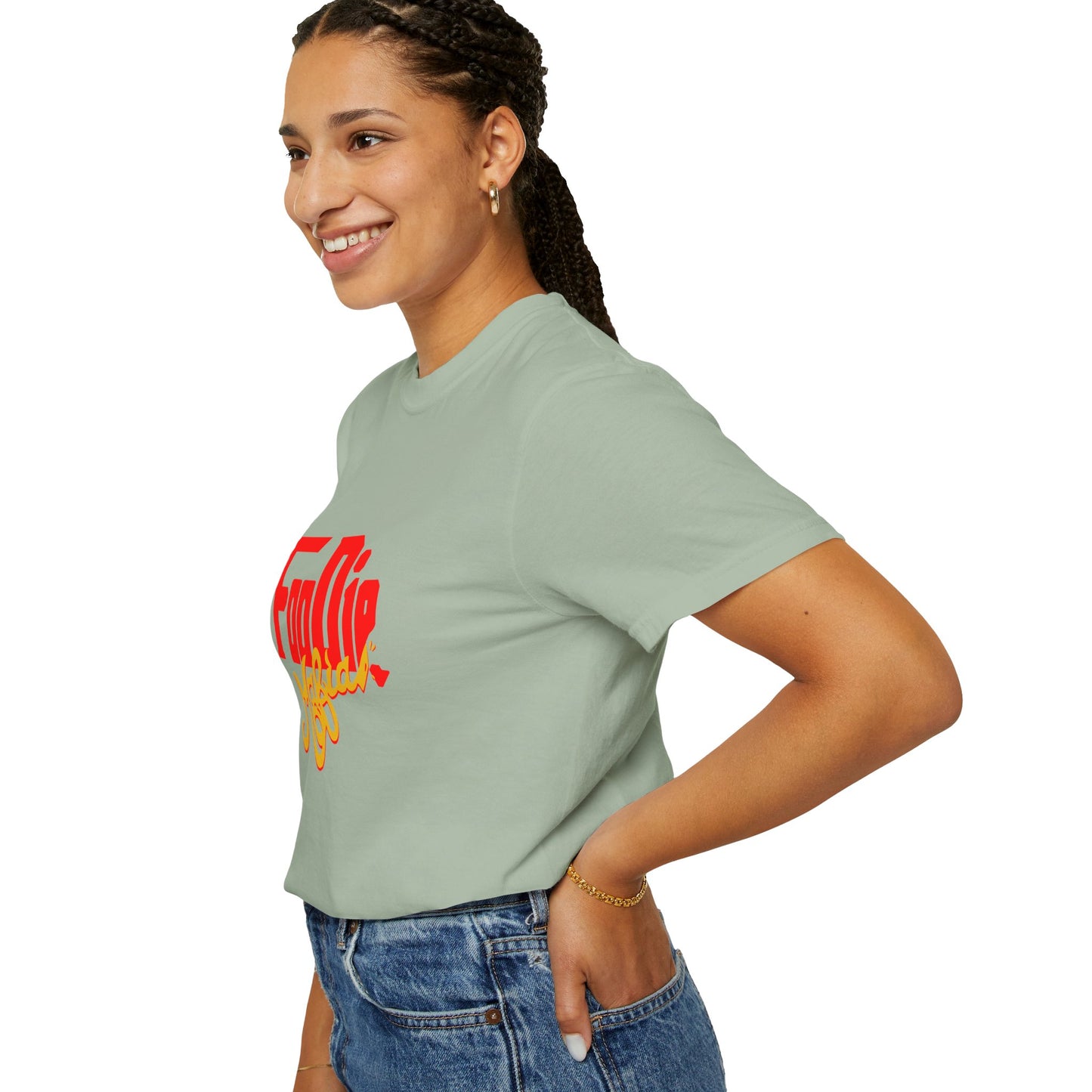 L.O.E.F Red Foodie Mafia Unisex Tee Shirt (Gold)