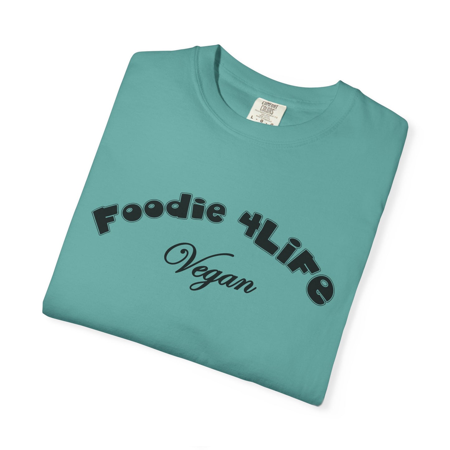 L.O.E.F Foodie 4Life Vegan Unisex Tee Shirt (Black)