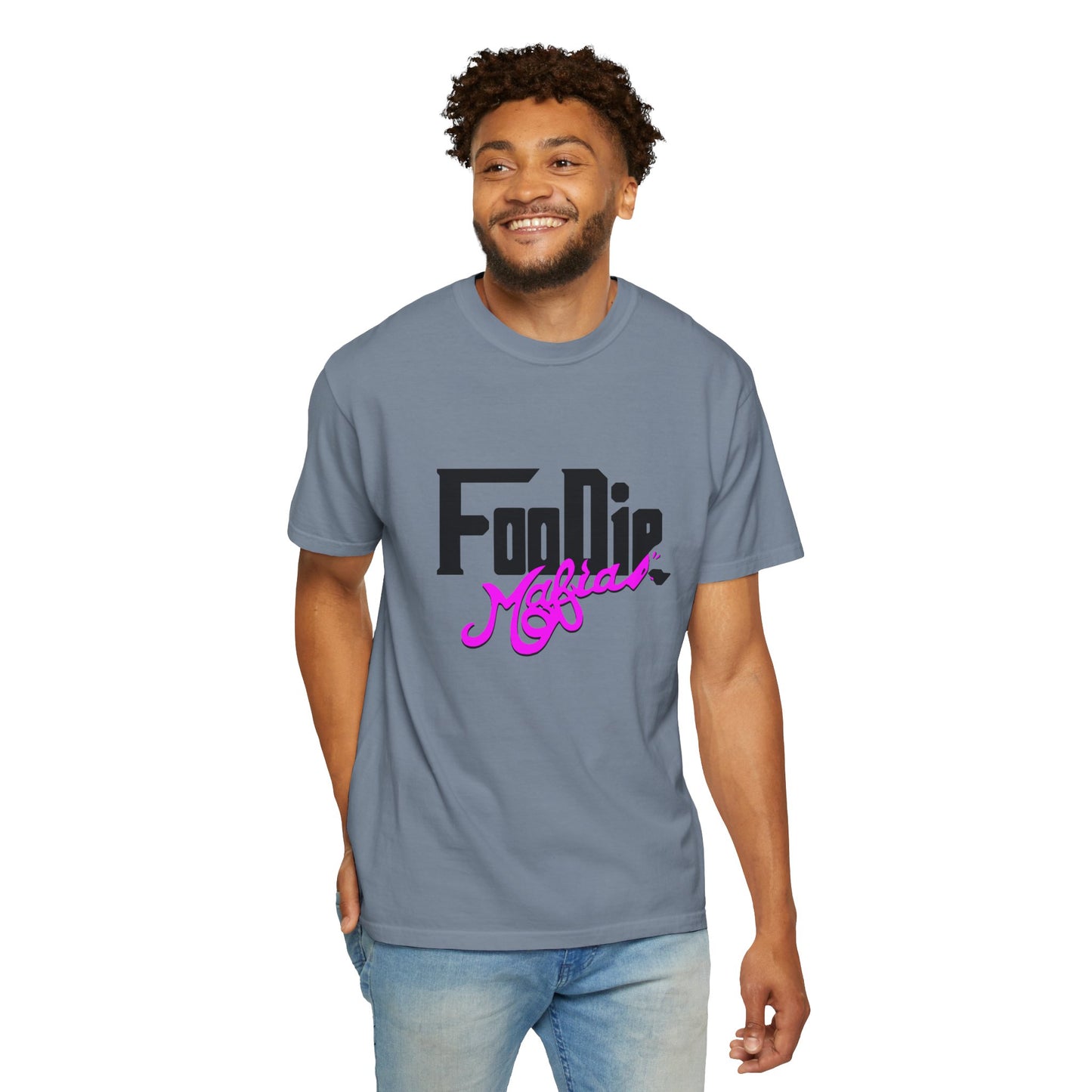 L.O.E.F Foodie Mafia Unisex Tee Shirt (Bright Purple)