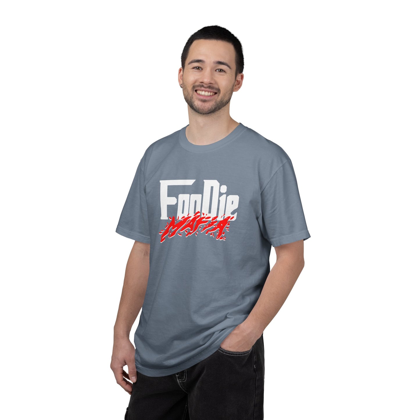 L.O.E.F Foodie Mafia Unisex Tee Shirt  (Red)
