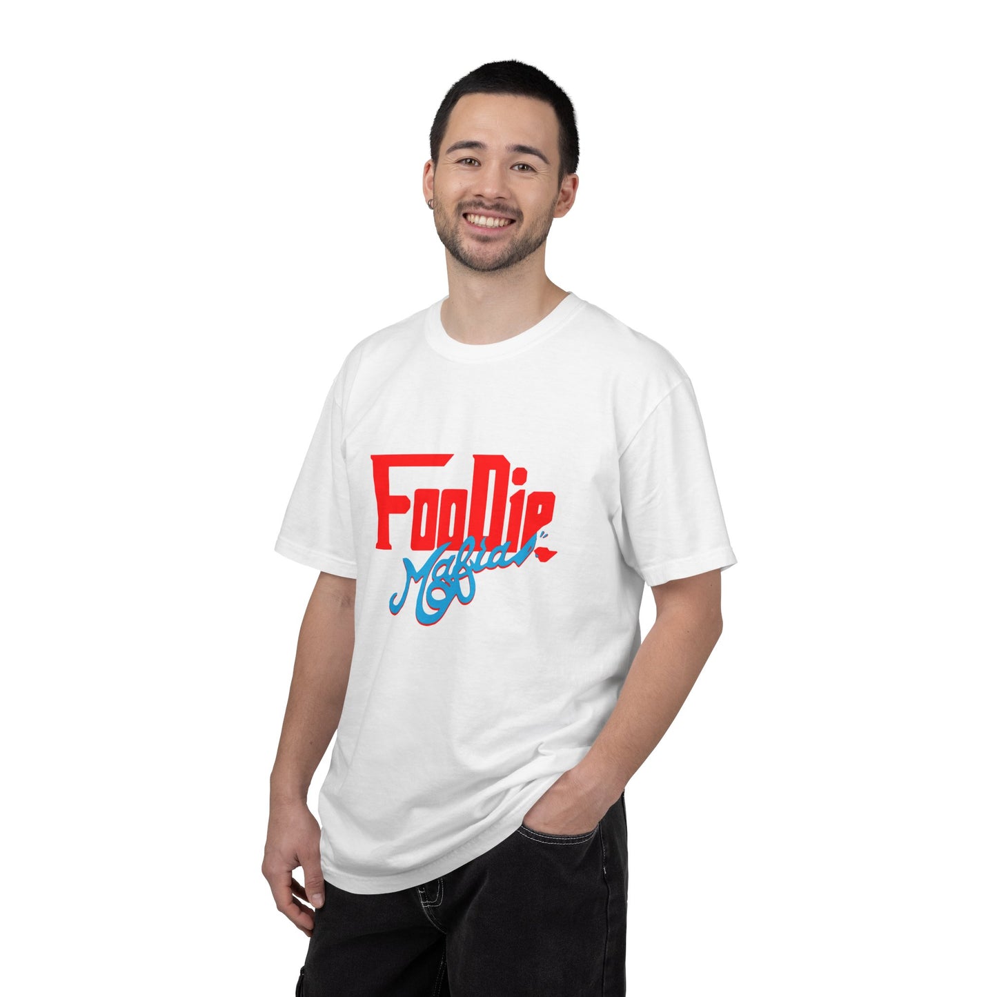L.O.E.F Red Foodie Mafia Unisex Tee Shirt (Sky Blue)