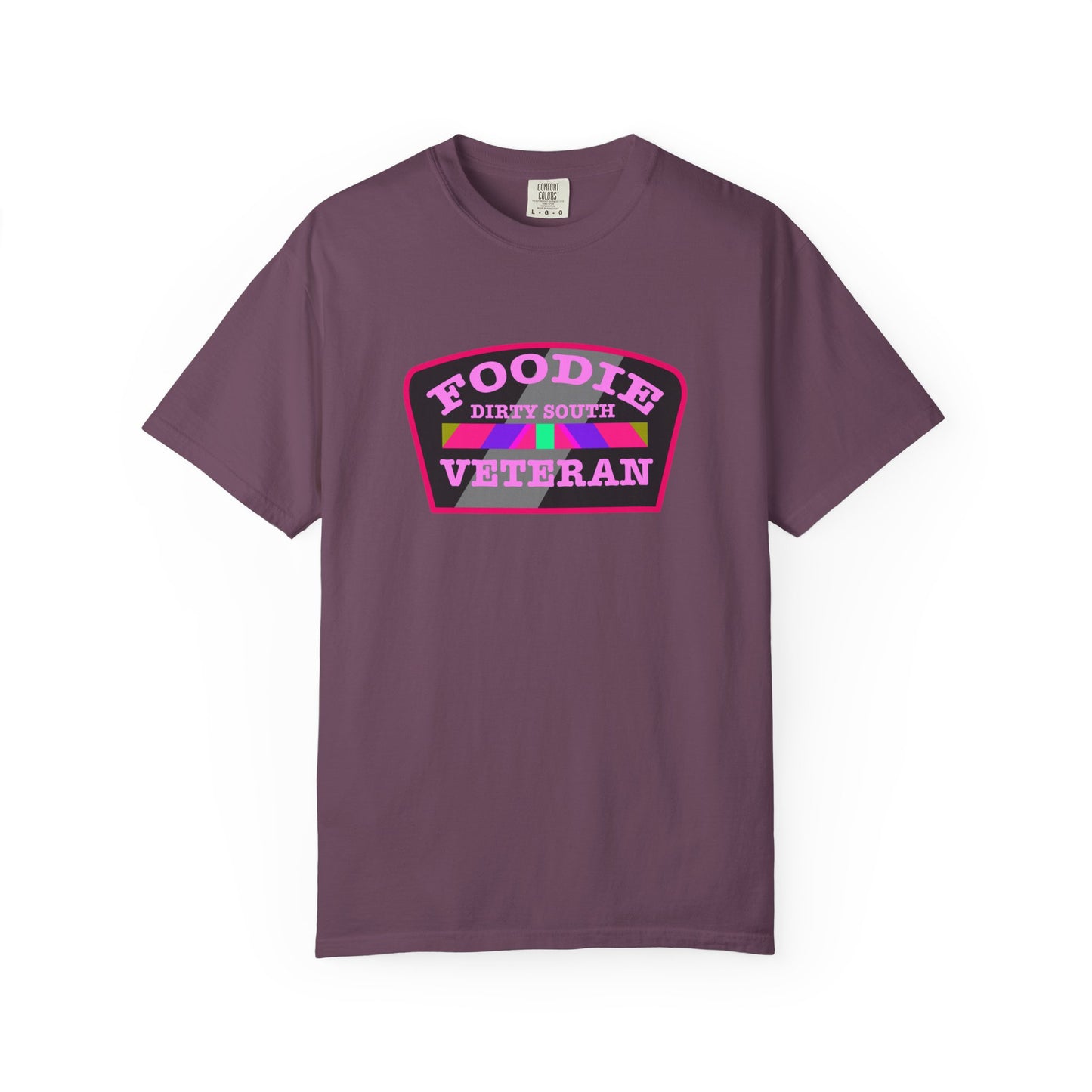L.O.E.F Foodie Veteran DIRTY SOUTH Unisex Tee Shirt (Pink)