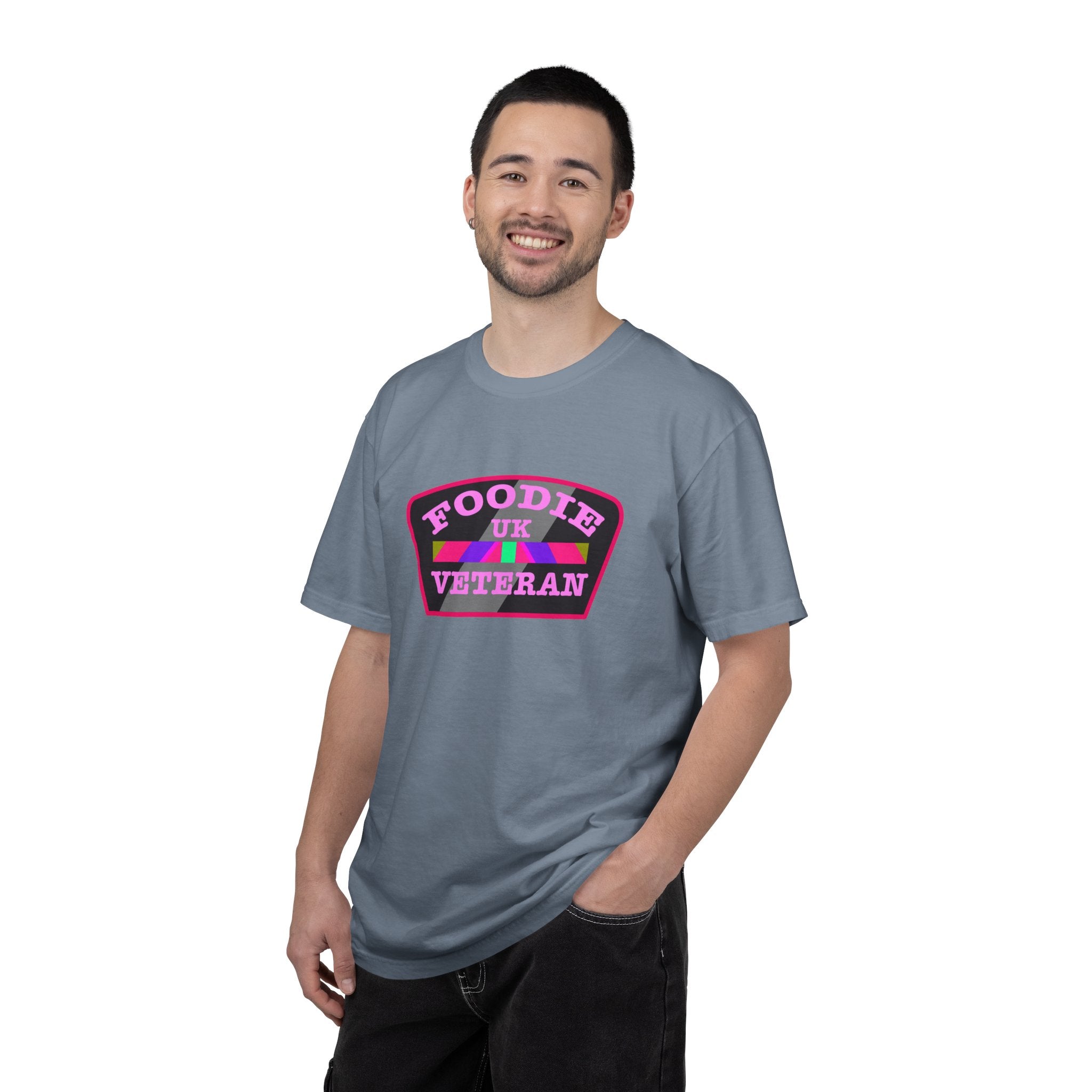 L.O.E.F Foodie Veteran UK Unisex Tee Shirt (Pink)