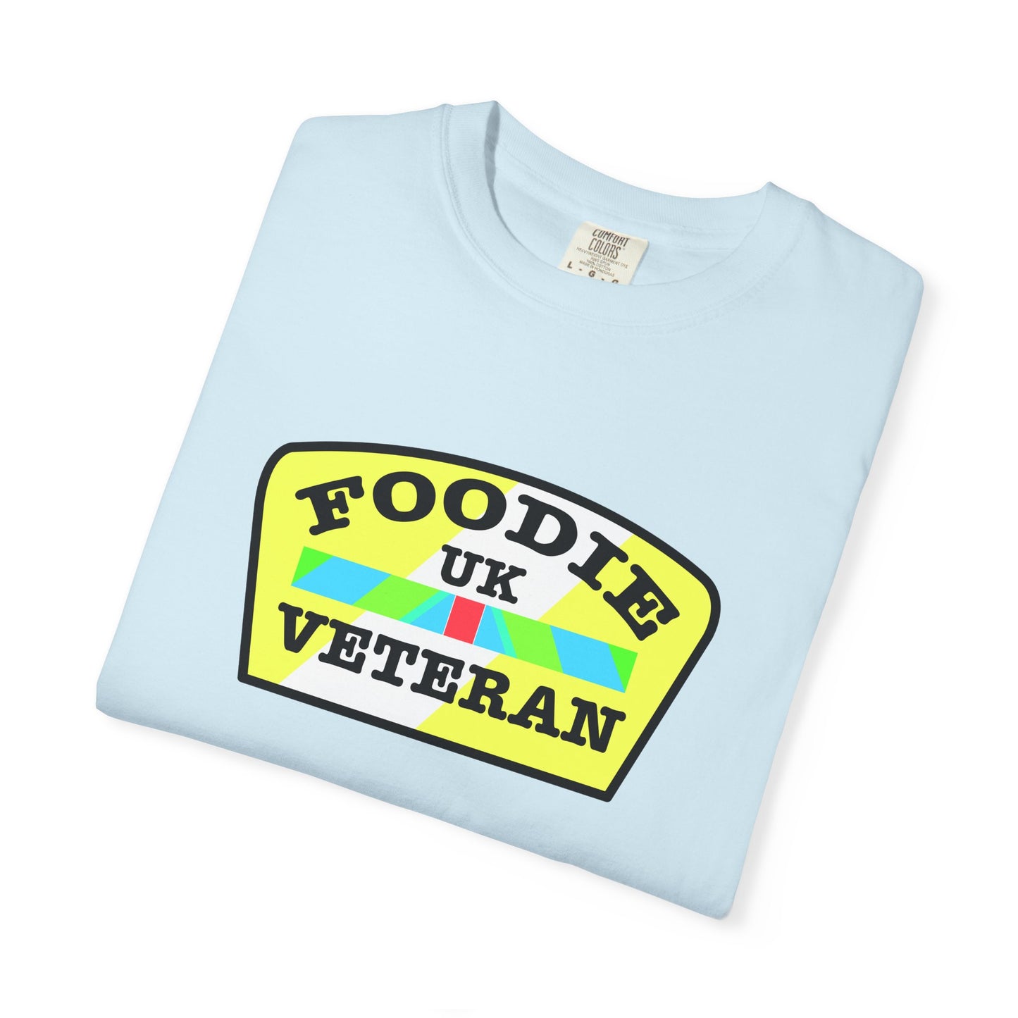 L.O.E.F Foodie Veteran UK Unisex Tee Shirt (Yellow and Black)