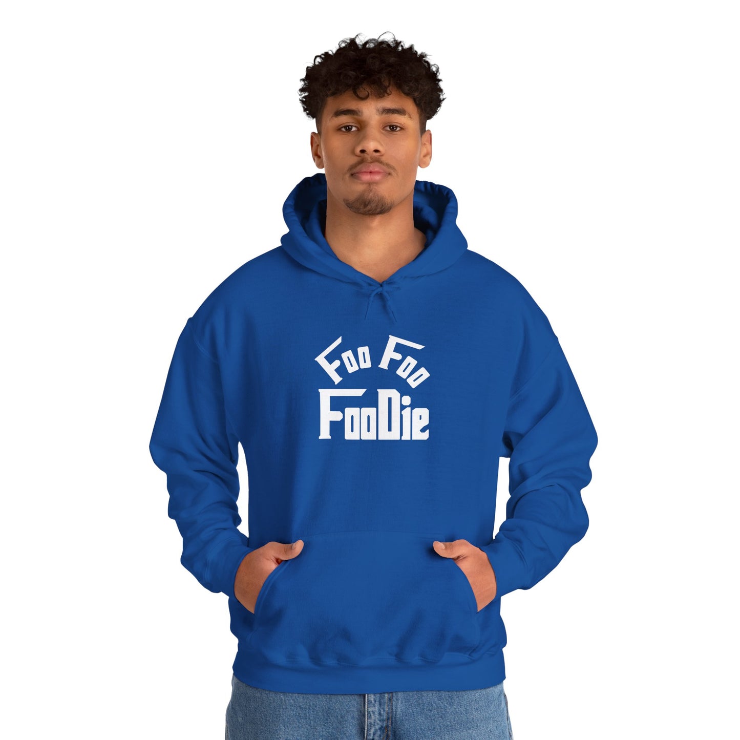 L.O.E.F Unisex Hooded Sweatshirt (White)