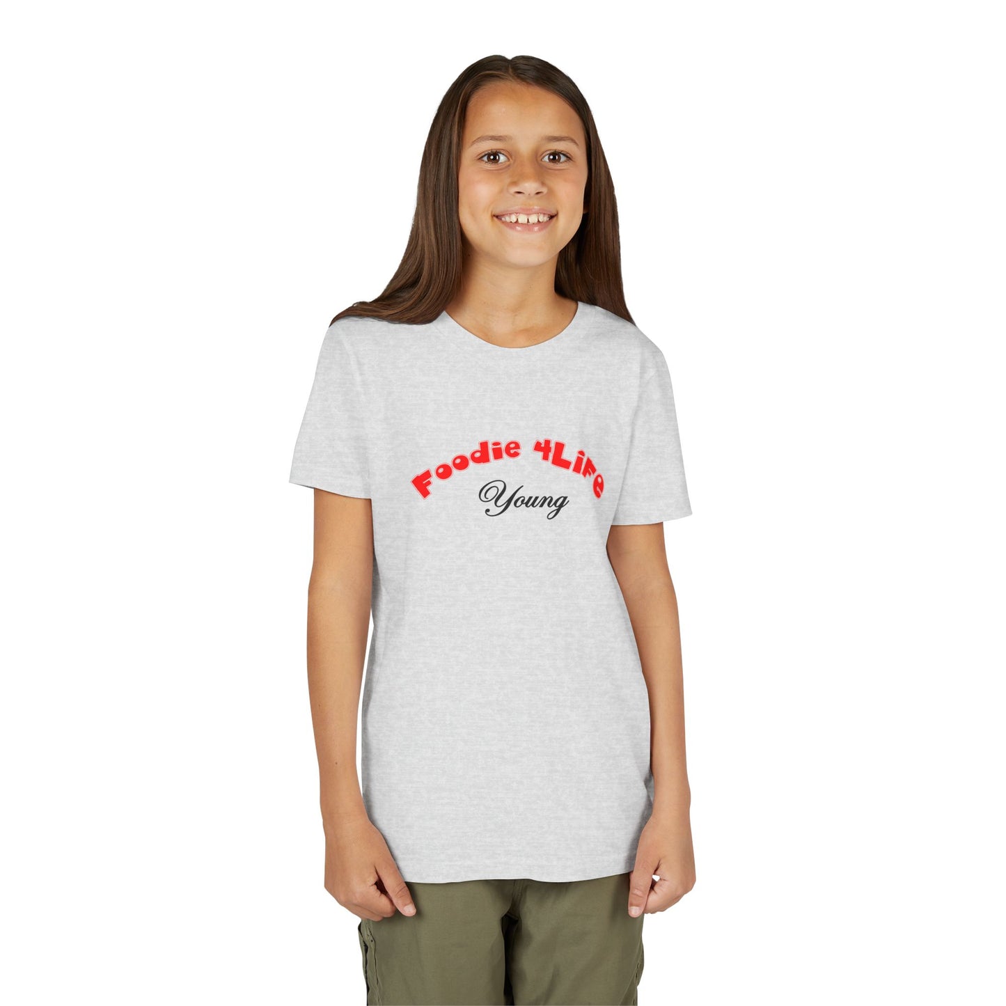 L.O.E.F Foodie 4Life Young Tee Shirt  (Fiery Red)