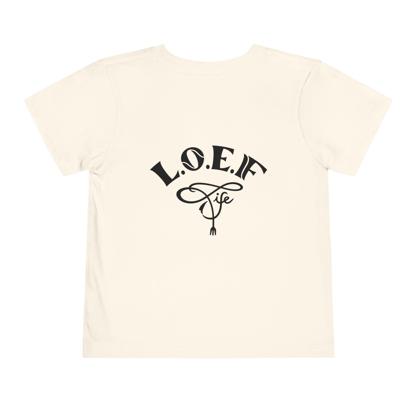 L.O.E.F Foodie 4Life Baby Tee Shirt  (Rust)
