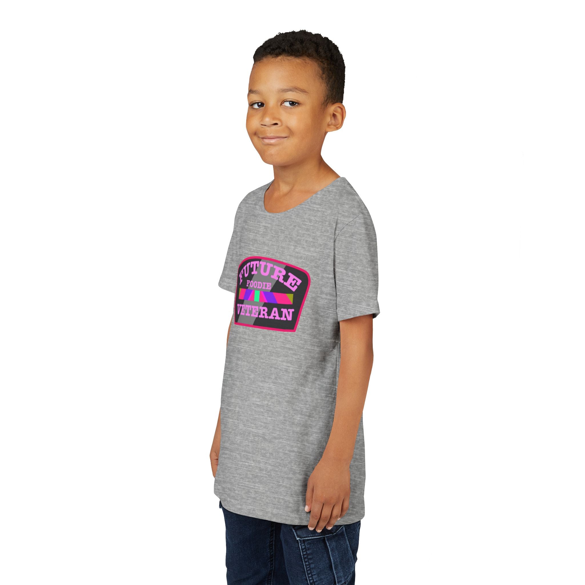 L.O.E.F Future Foodie Veteran Kids Tee Shirt (Pink)