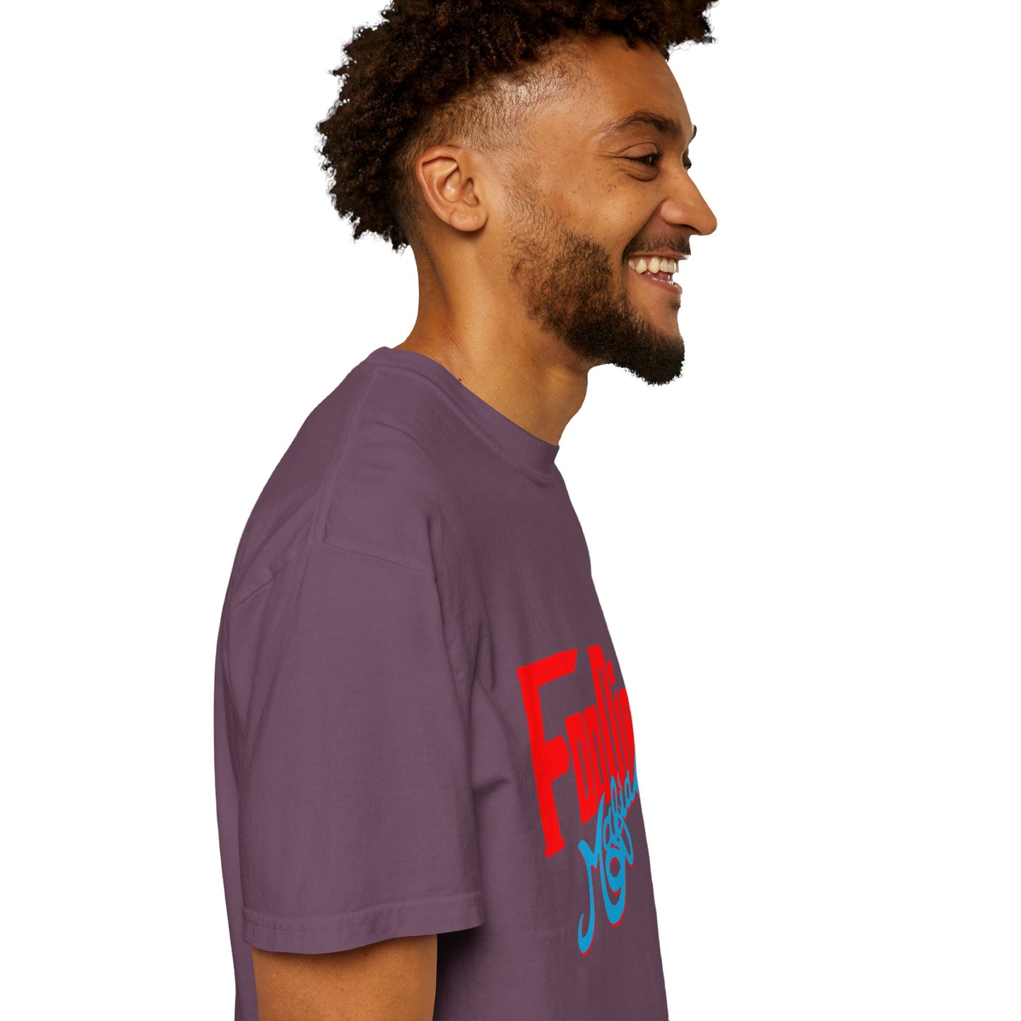 L.O.E.F Red Foodie Mafia Unisex Tee Shirt (Sky Blue)