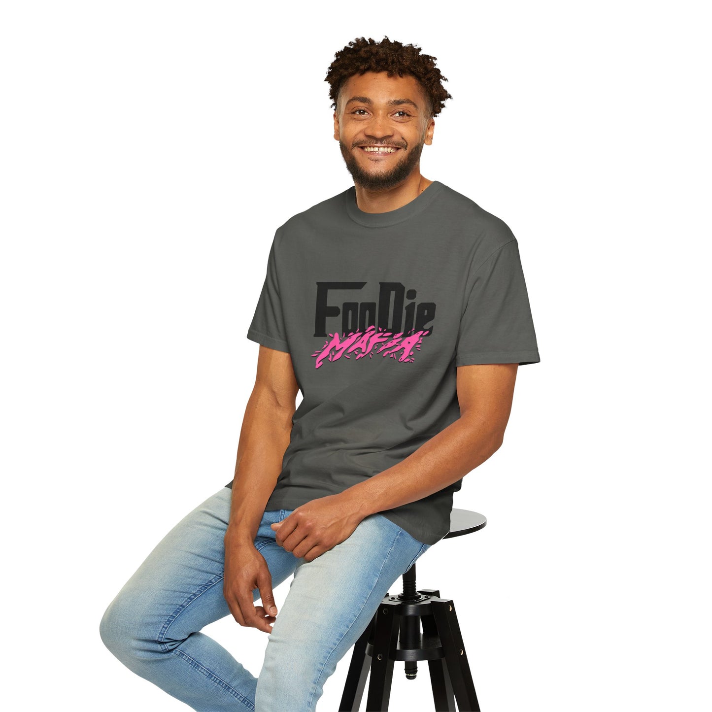 L.O.E.F Foodie Mafia Tee Shirt (Hot Pink)
