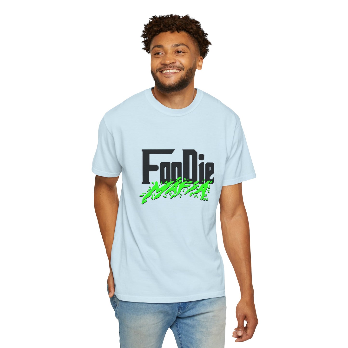 L.O.E.F Foodie Mafia Tee Shirt (Neon Green)