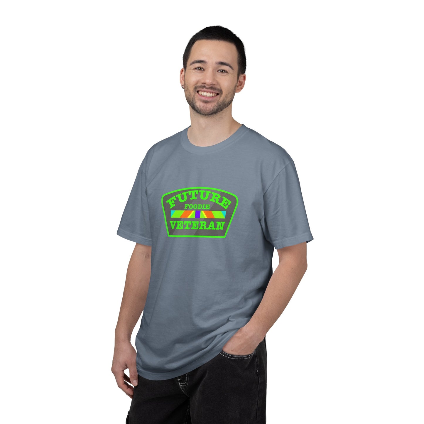 L.O.E.F Future Foodie Veteran Tee Shirt  (Neon Green)
